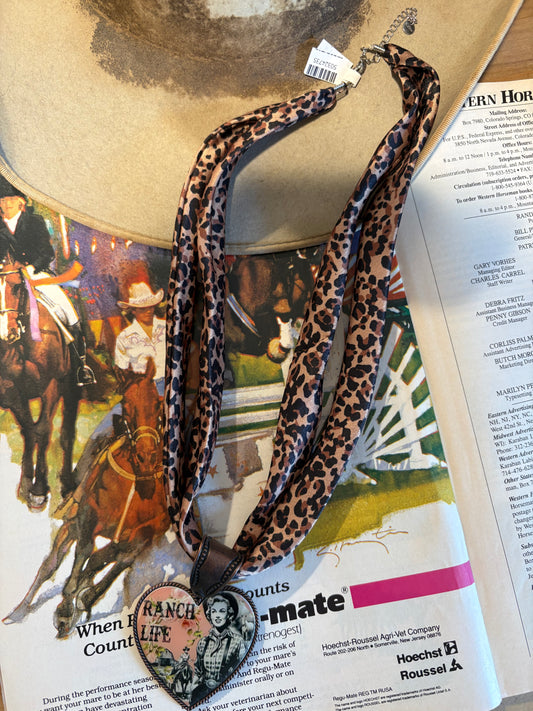 21” Bandanna Pendant Necklace *Ranch Life