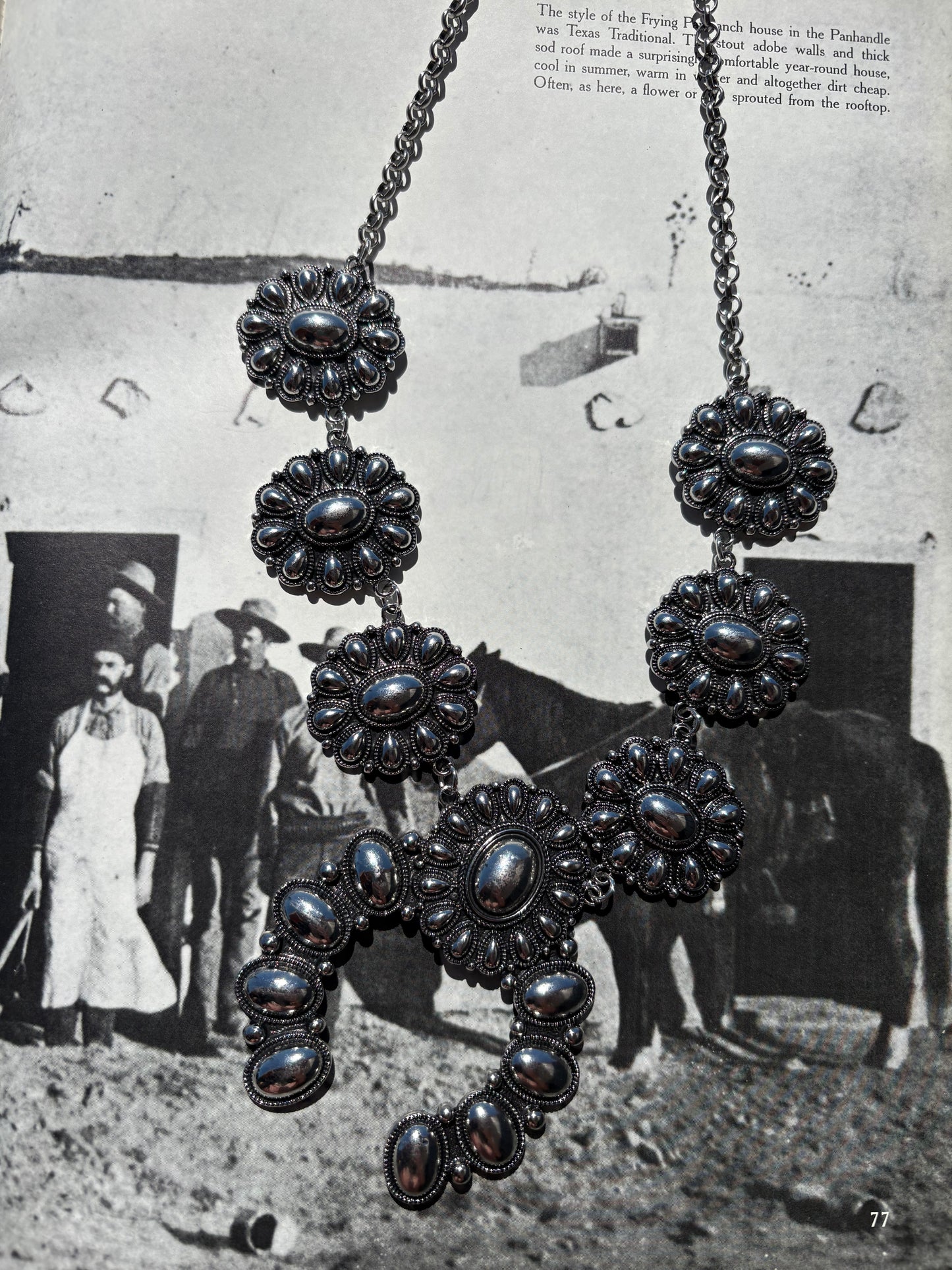 The Waylon Squash Blossom Necklace & Earrings