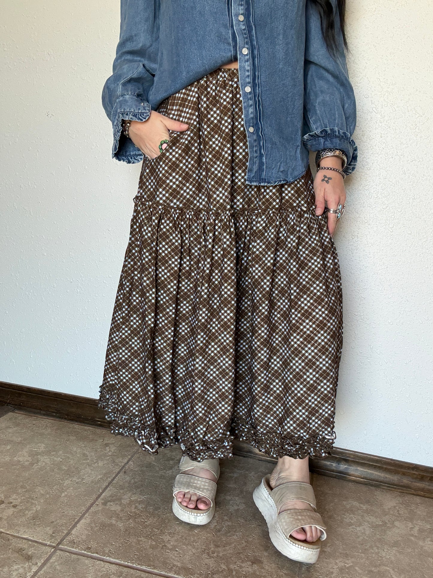 Prairie Picnic Maxi Skirt