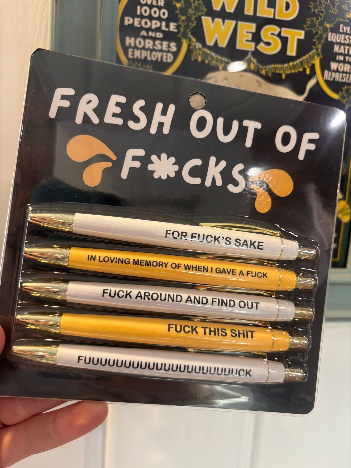 Fresh Out of Fucks Pen Set