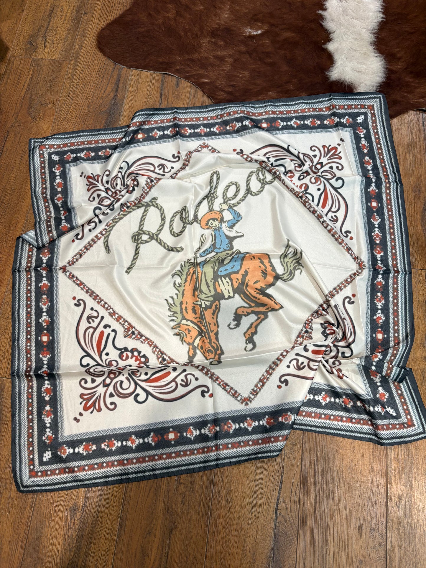 Cream Rodeo Wild Rag