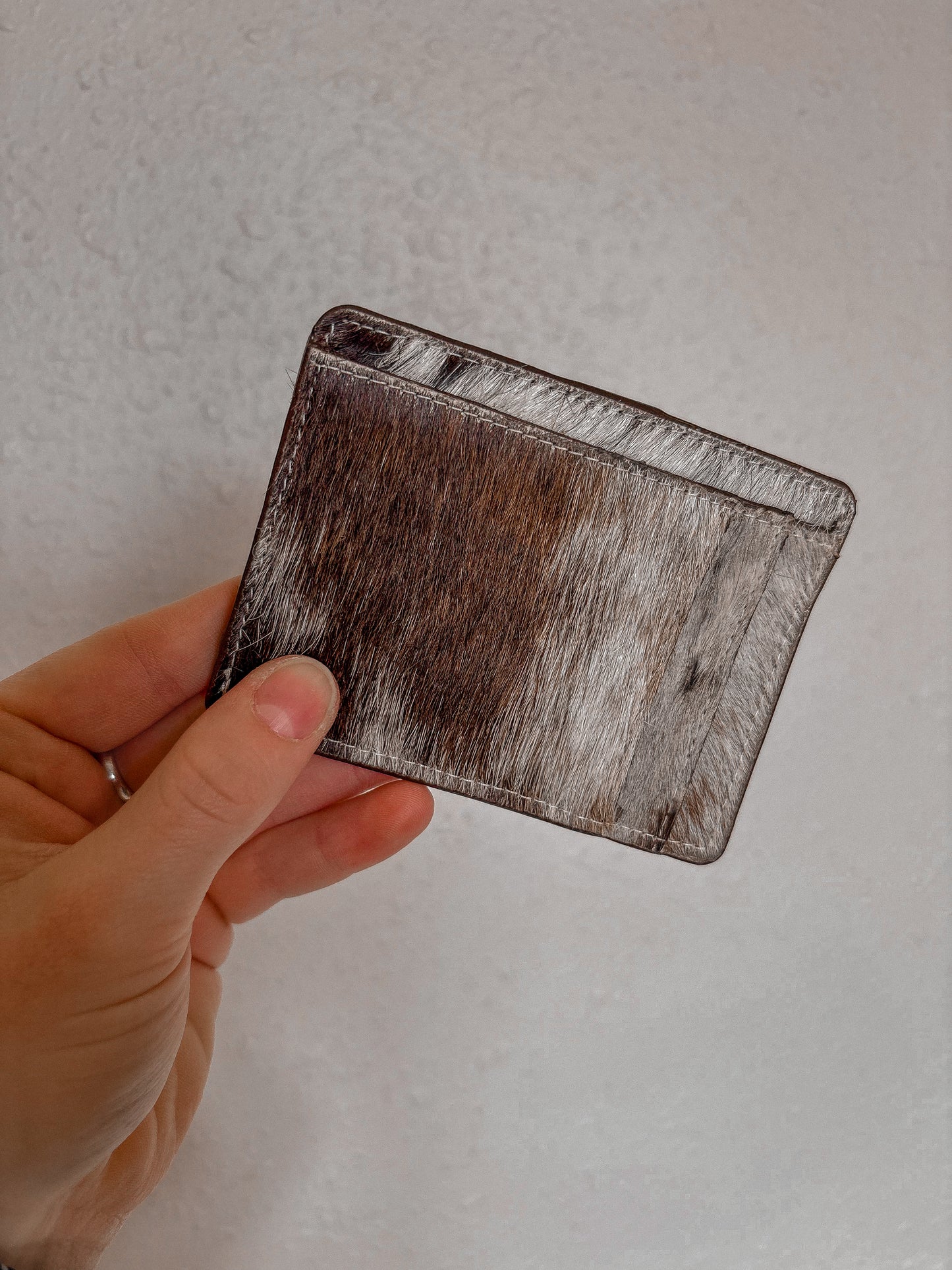 Cowhide Card & ID Holder
