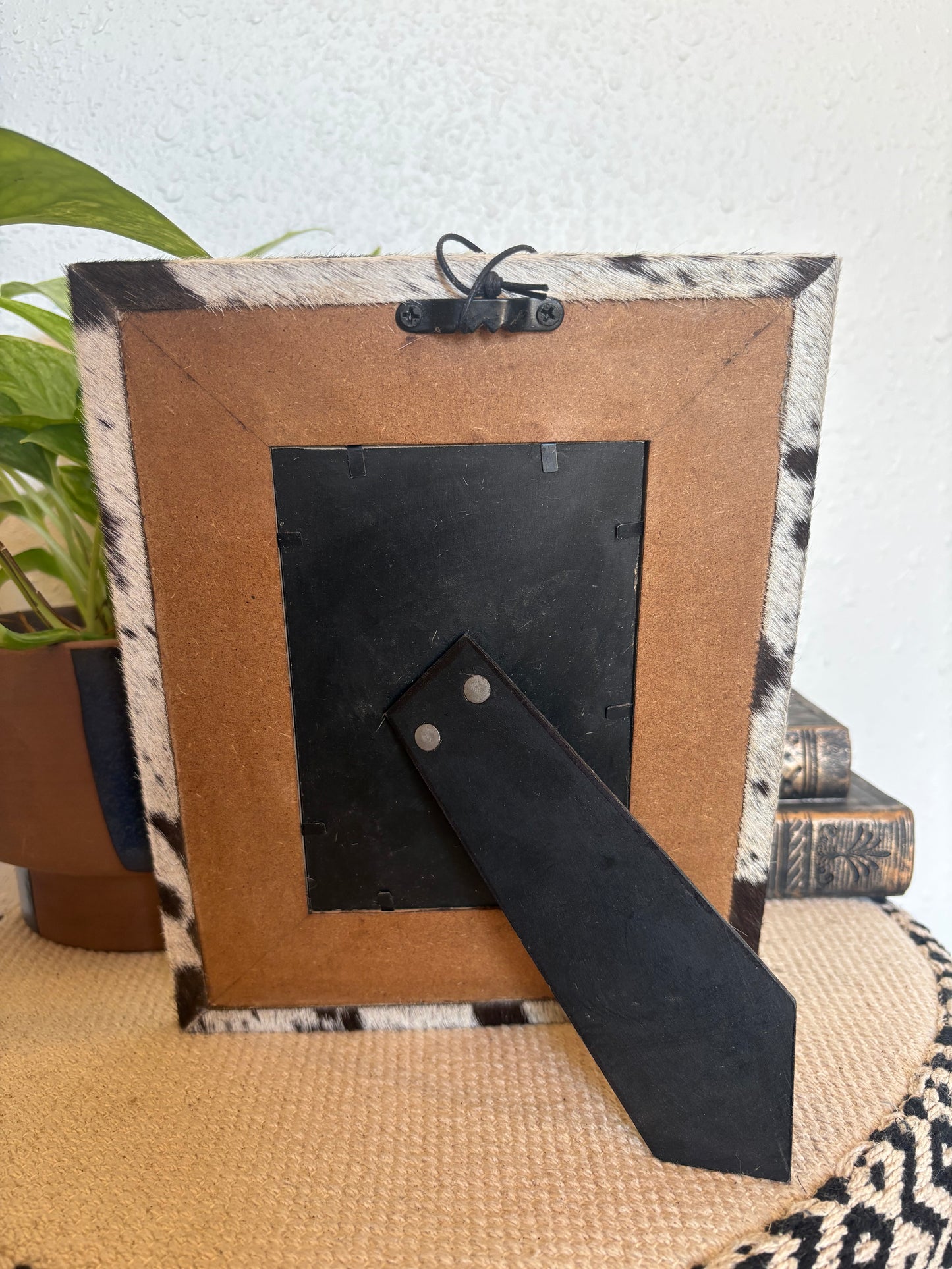 Cowhide Photo Frame