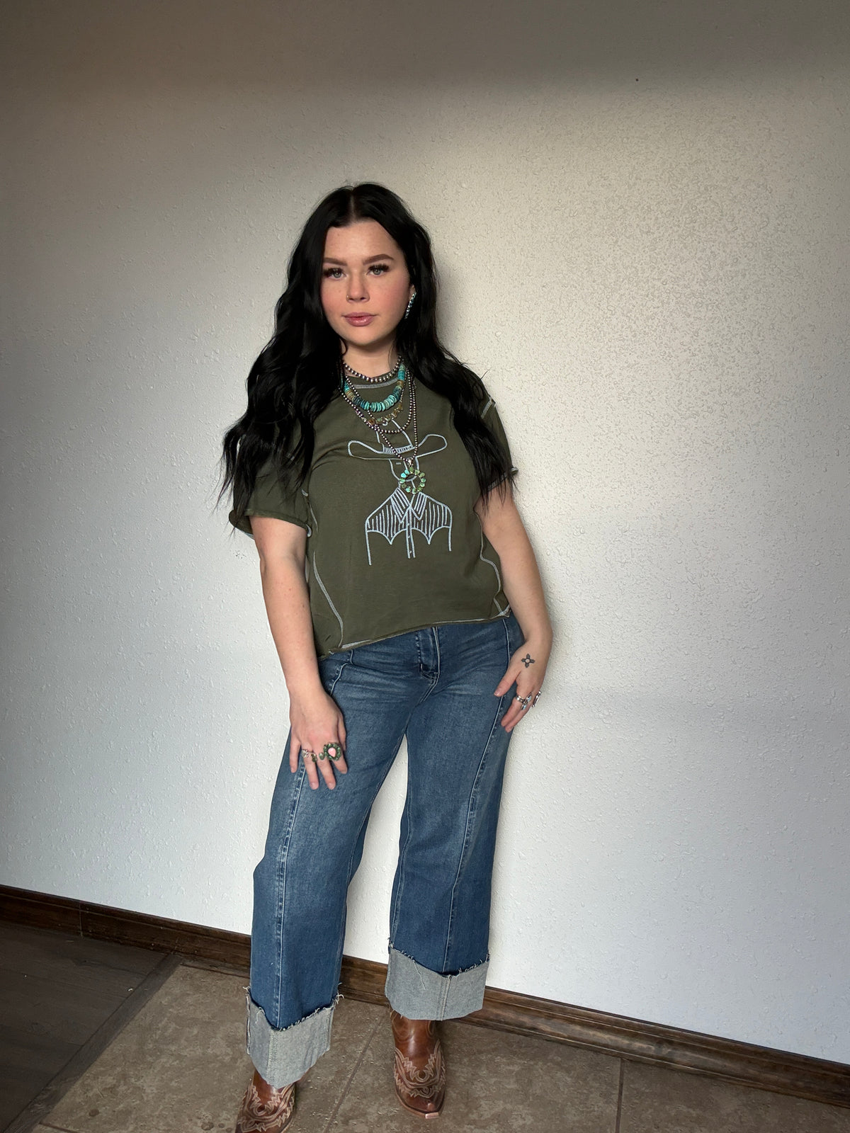 Stare-down Stitch Tee