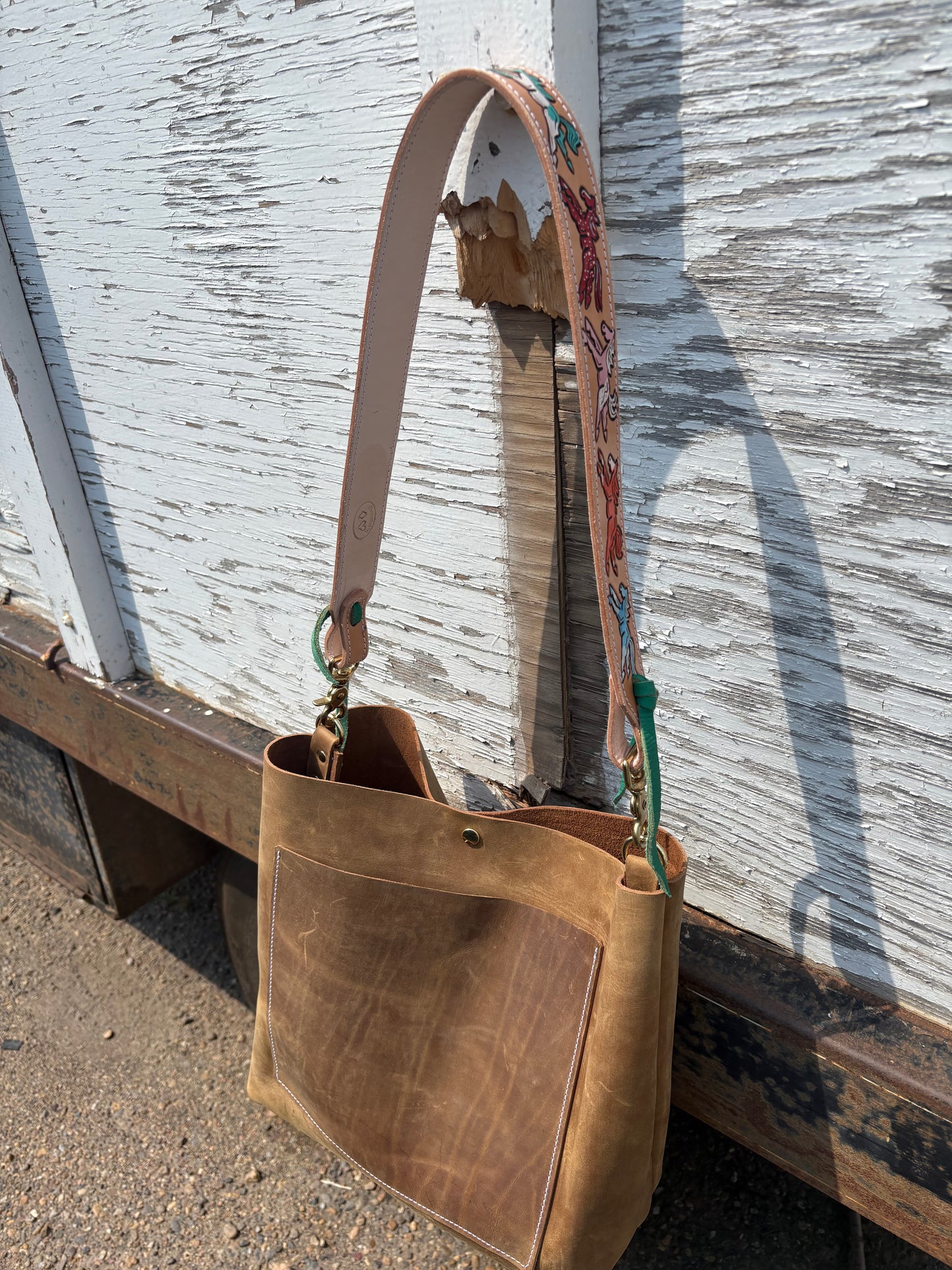 Wild Ponies Tote Bag *Tan