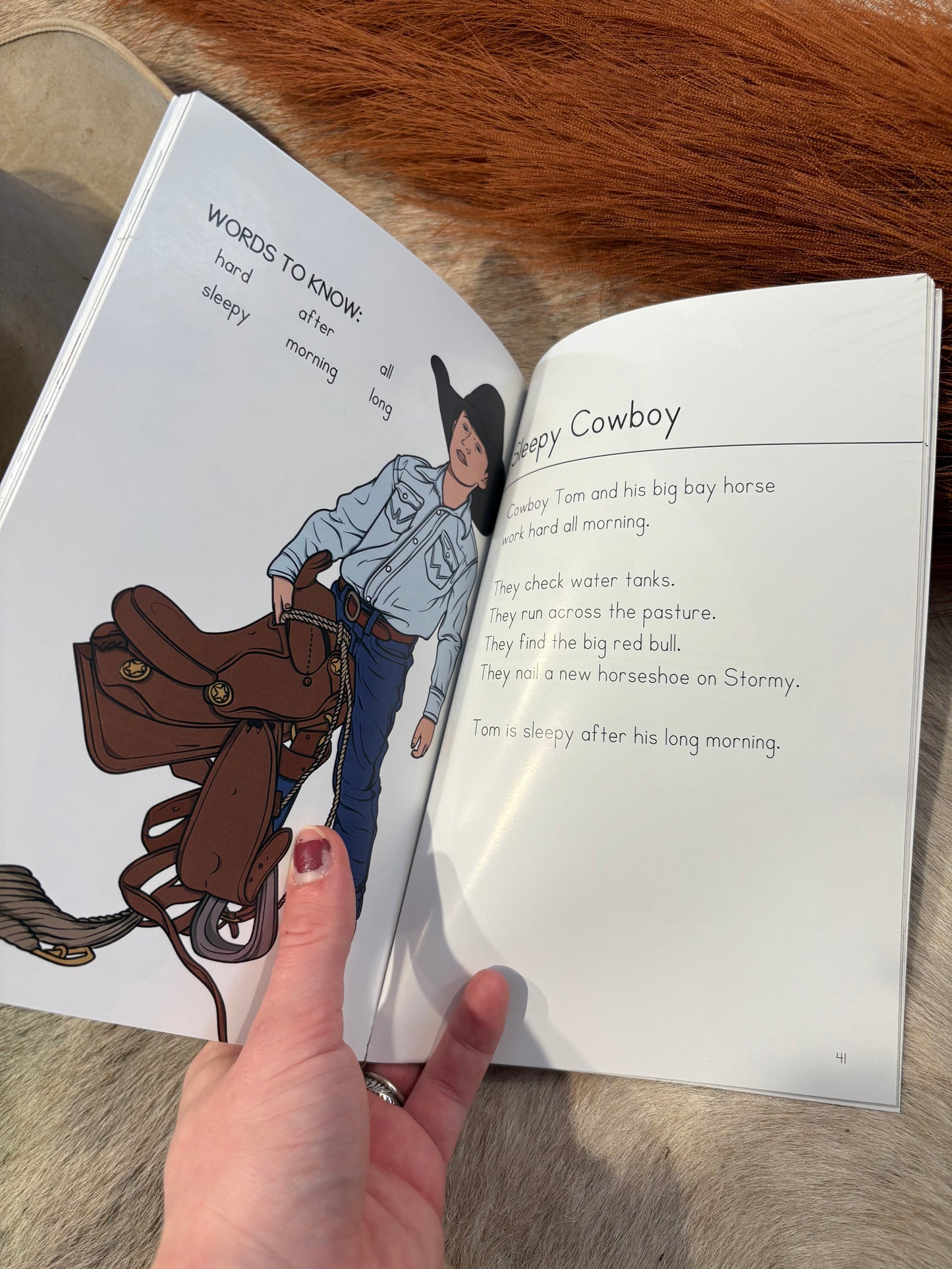 Bored On The Range The Reading Ranch: Cowboy Tom Book