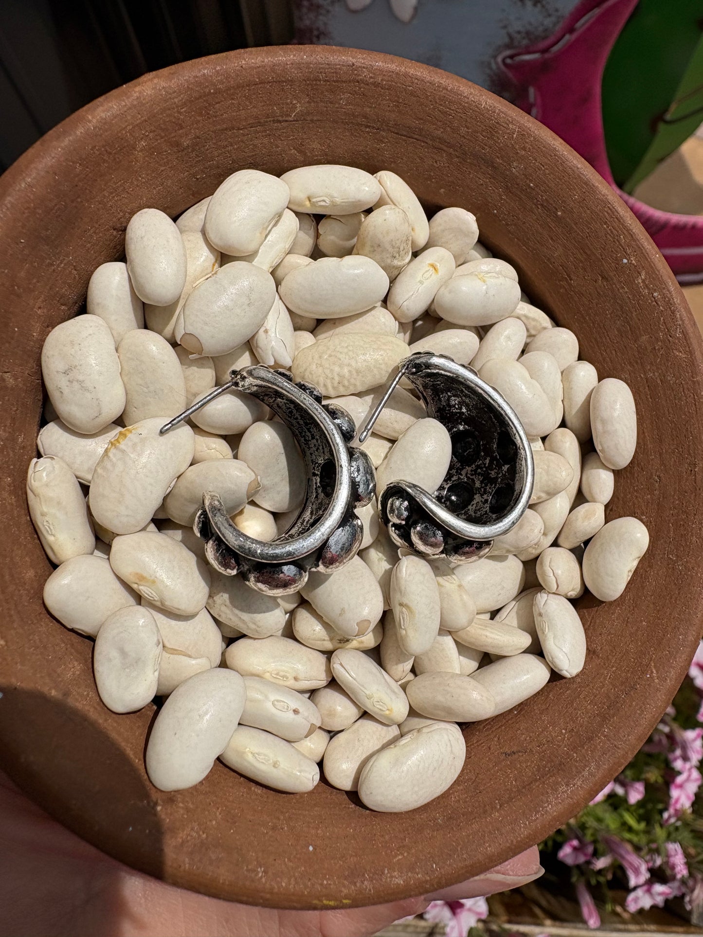 Bubble Hoop Earrings