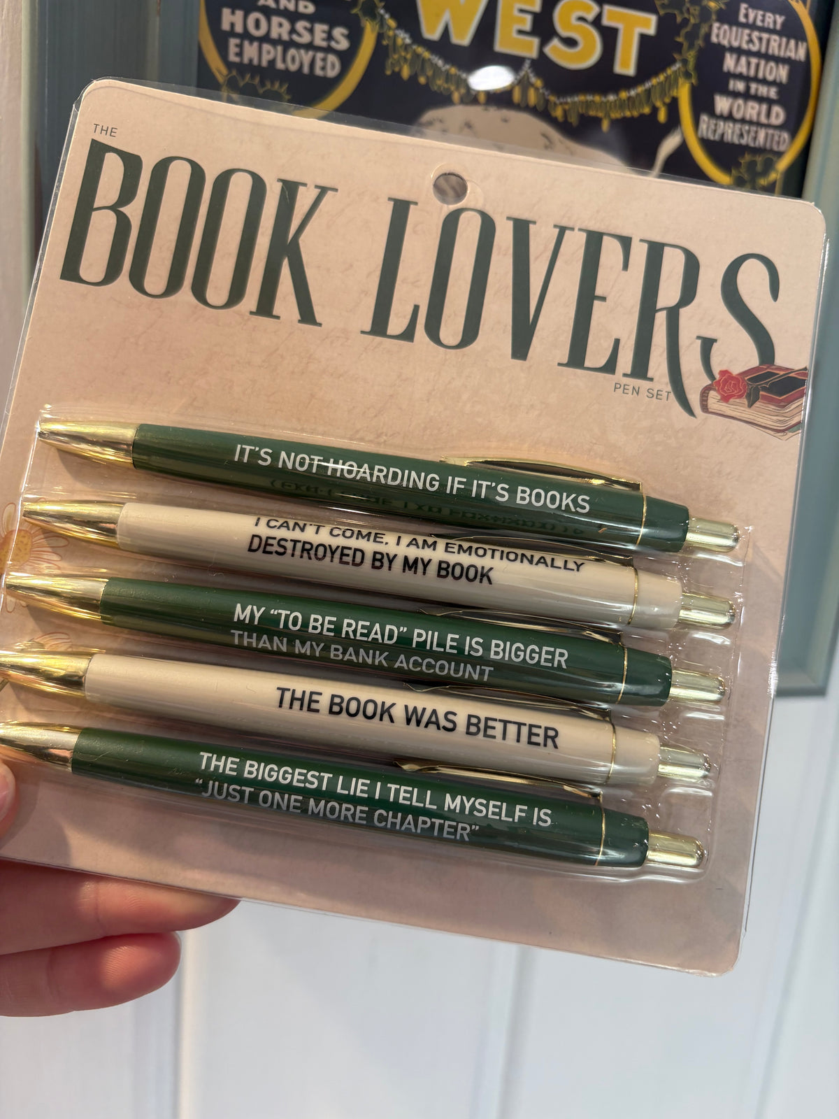 Book Lovers Pen Set (funny gifts, BookTok gifts, books)