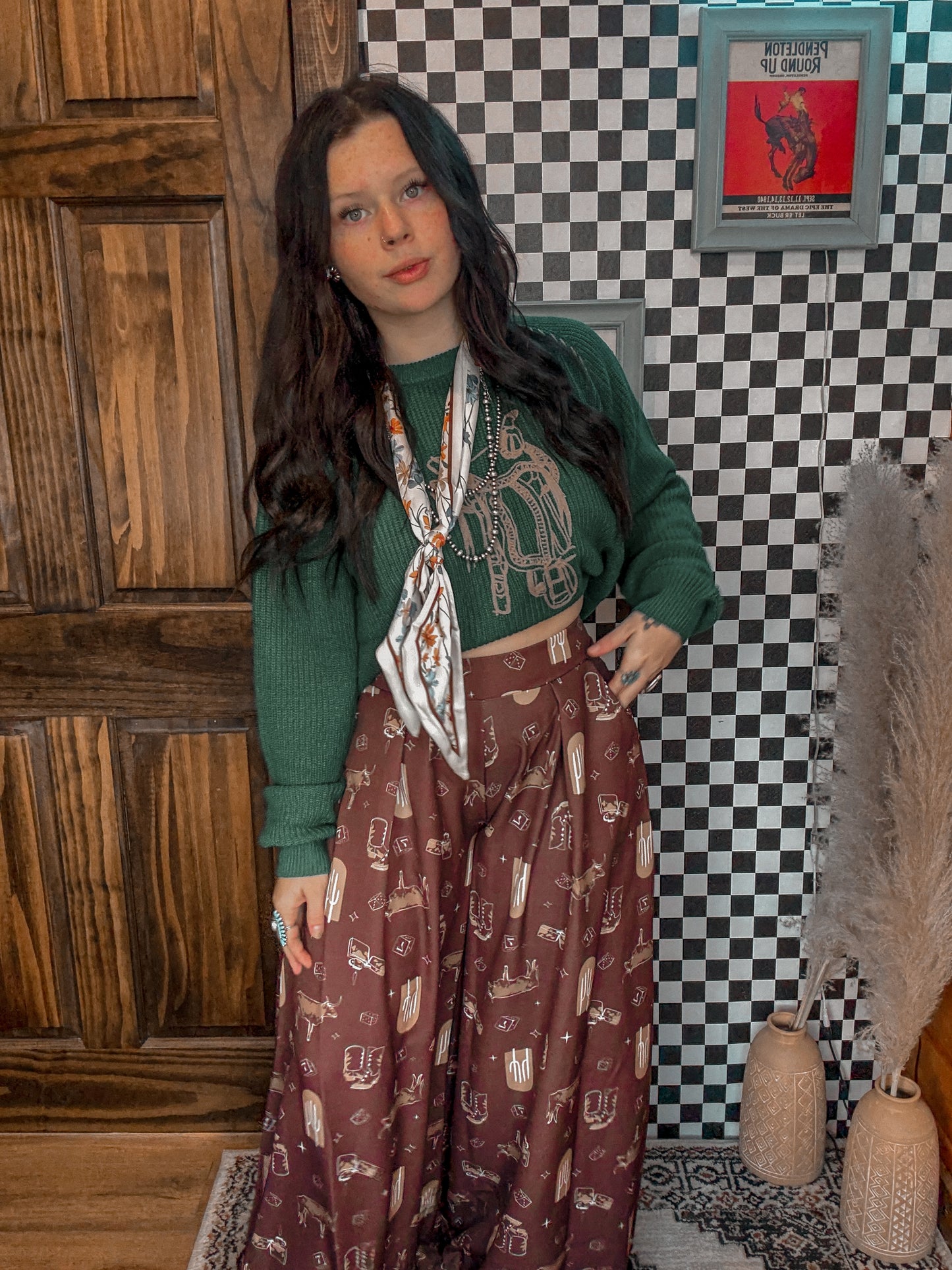 Viva Las Vegas Trousers *Brown