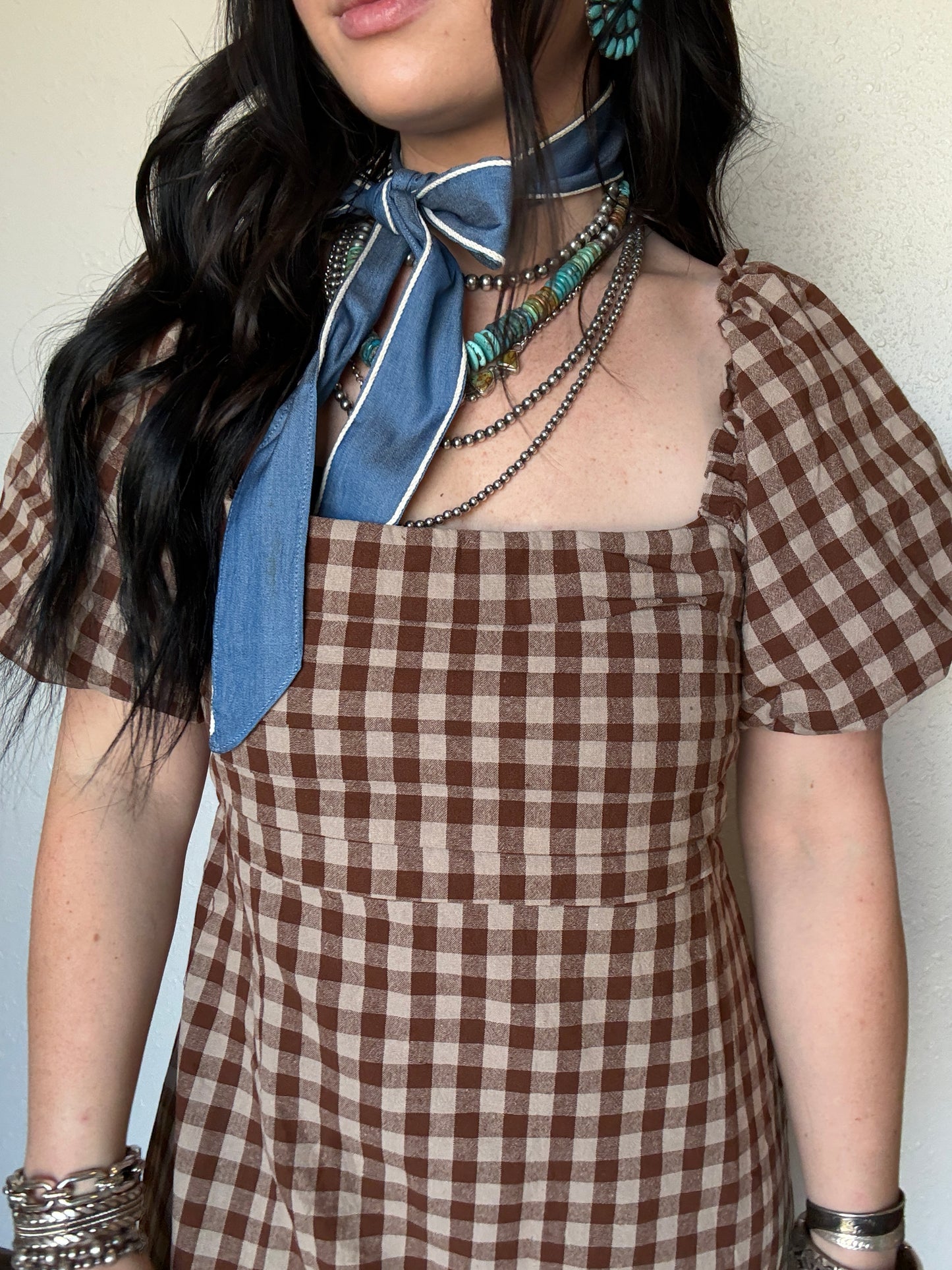 The Autumn Bubble Sleeve Dress