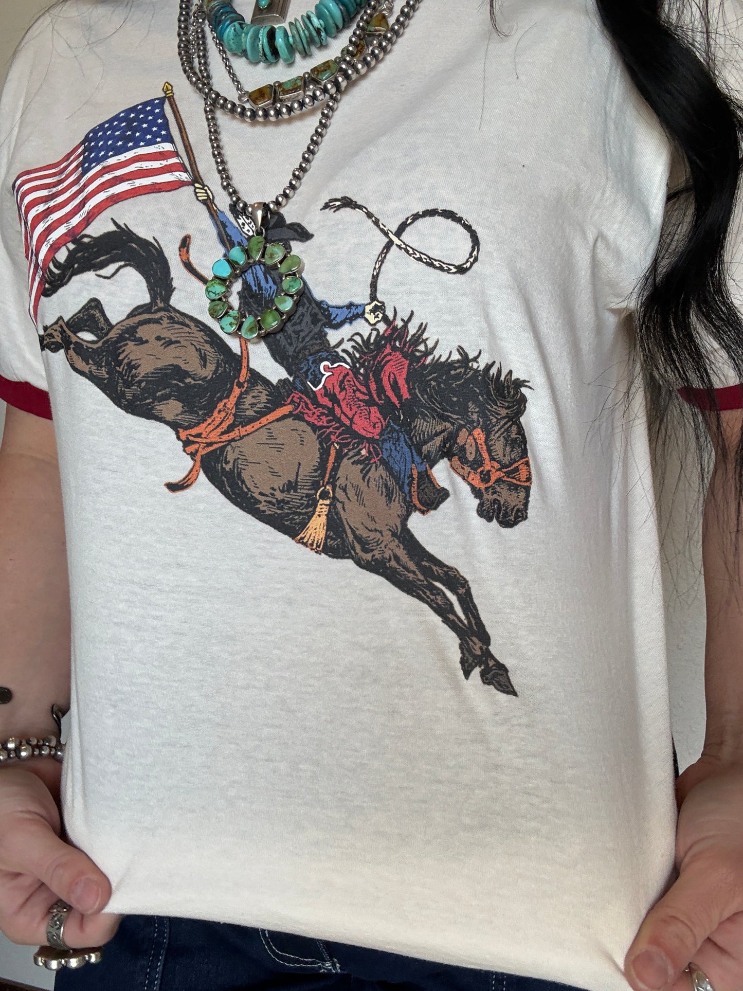 Dust and Glory Ringer Tee