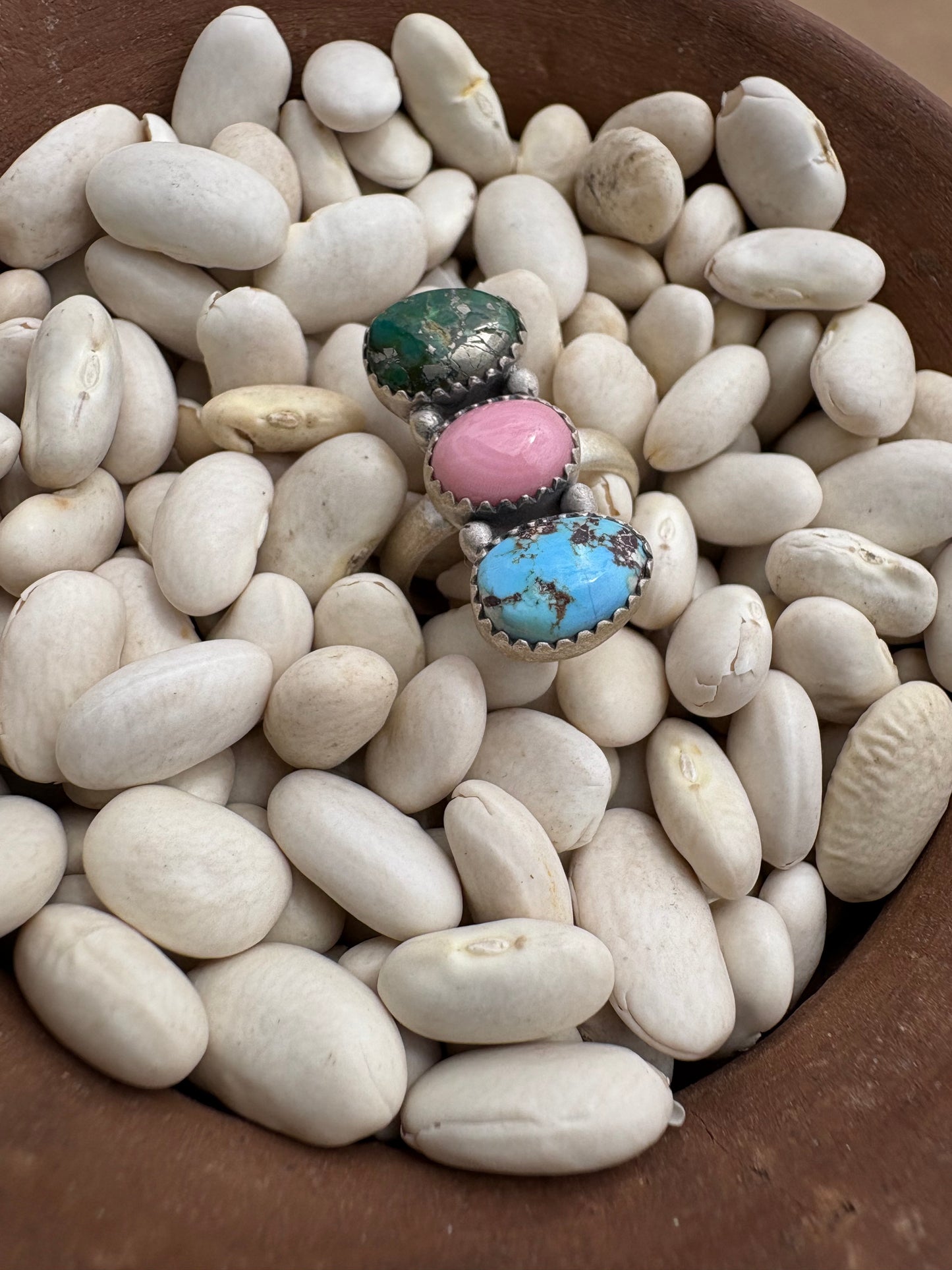 Multi Stone Adjustable Ring