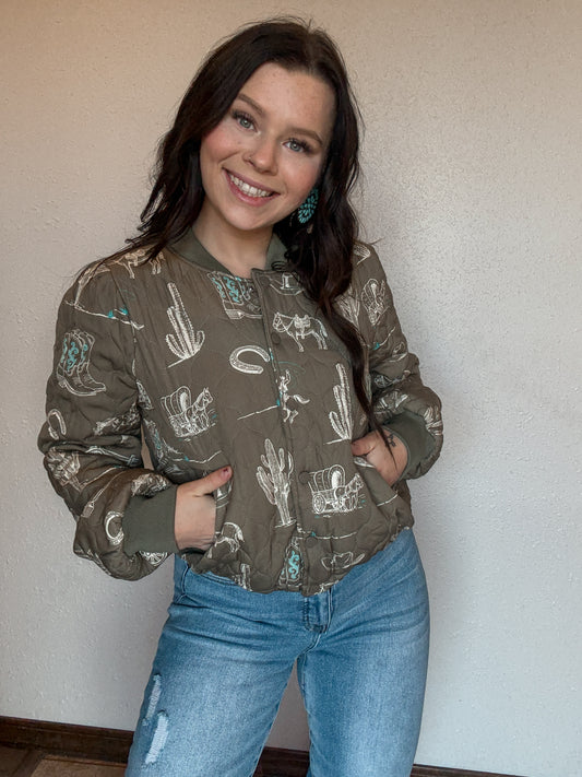 Out West Bomber Jacket