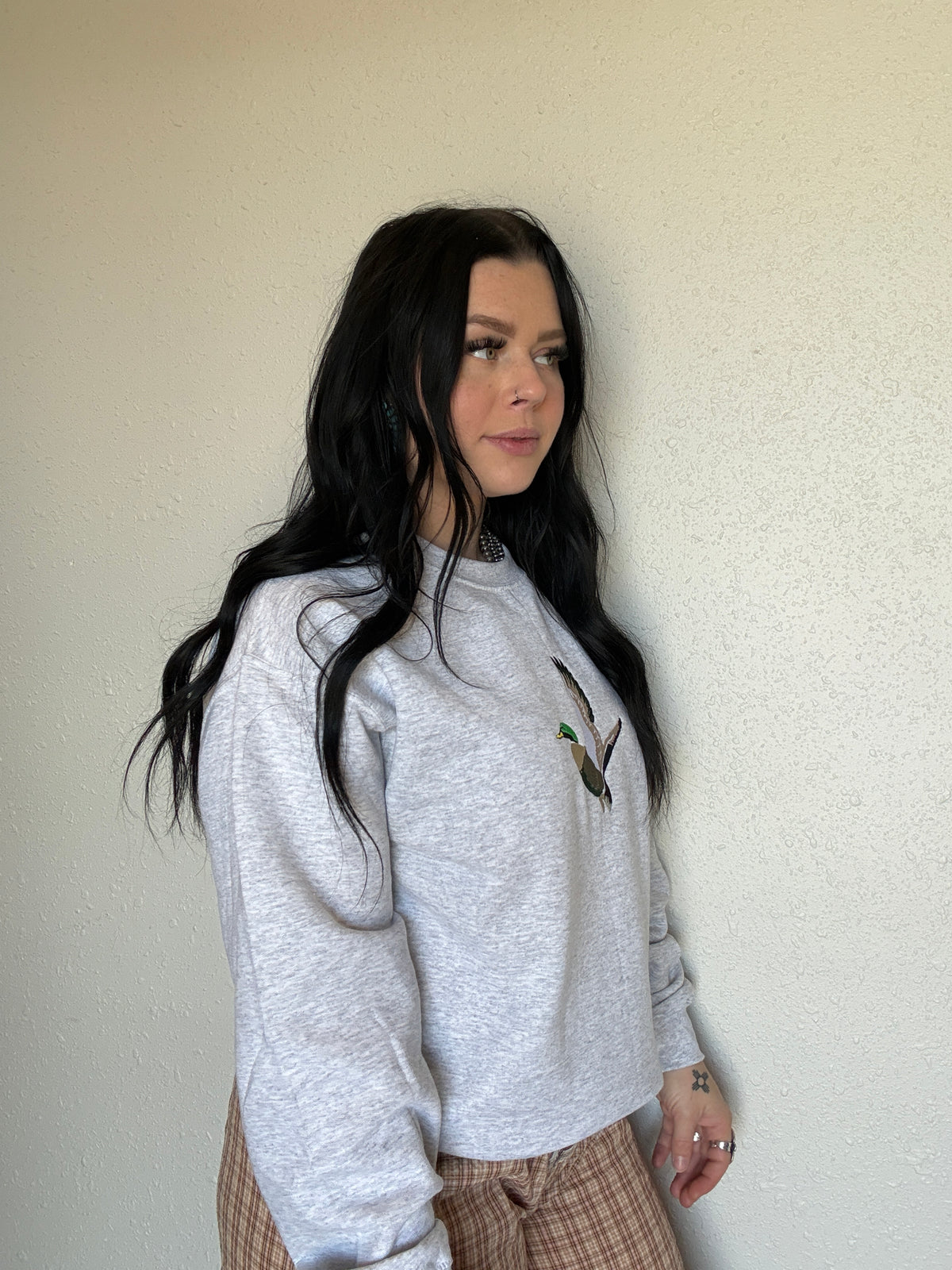 The Mallard Embroidered Crew