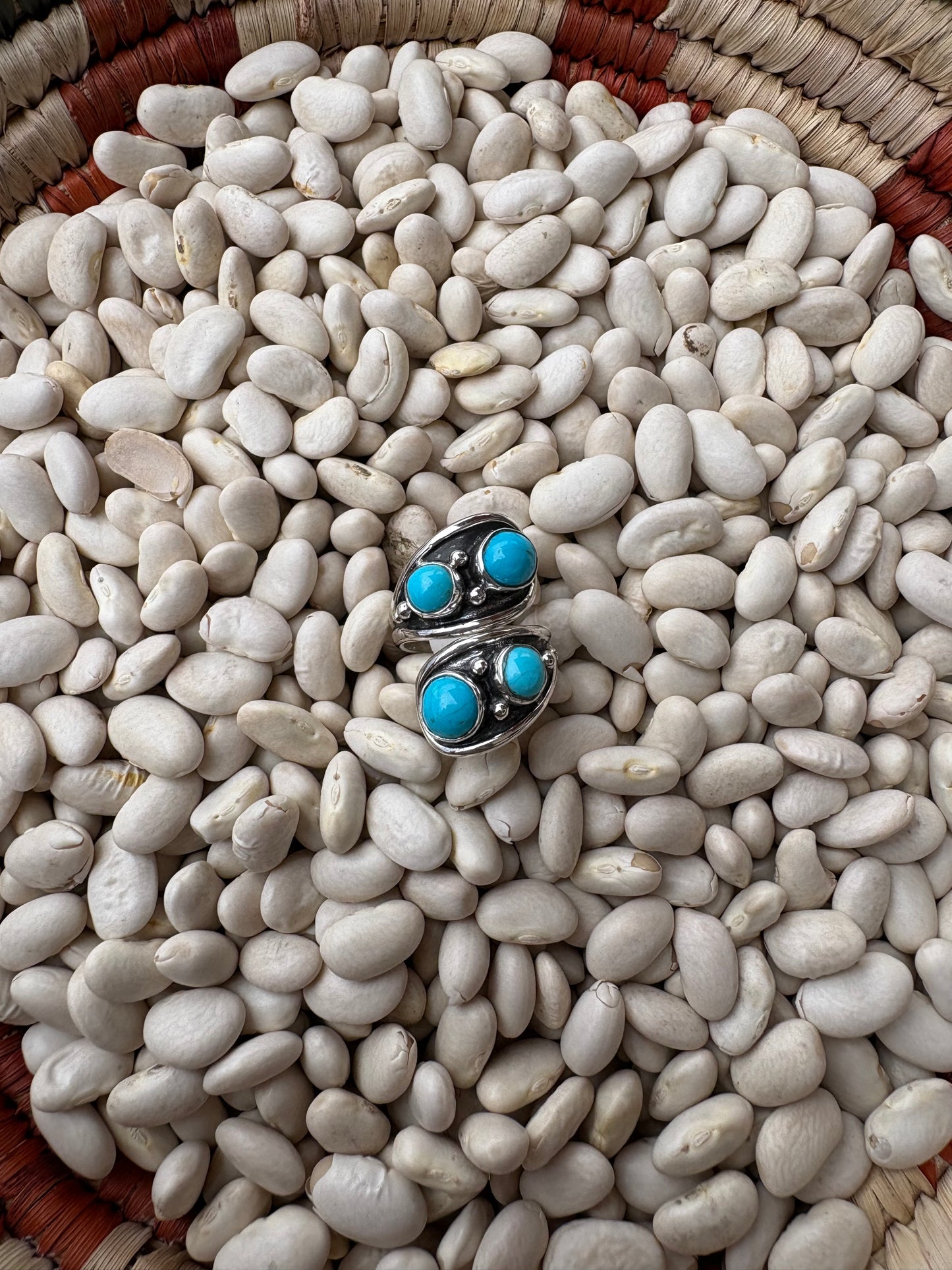Adjustable Turquoise Wrap Ring