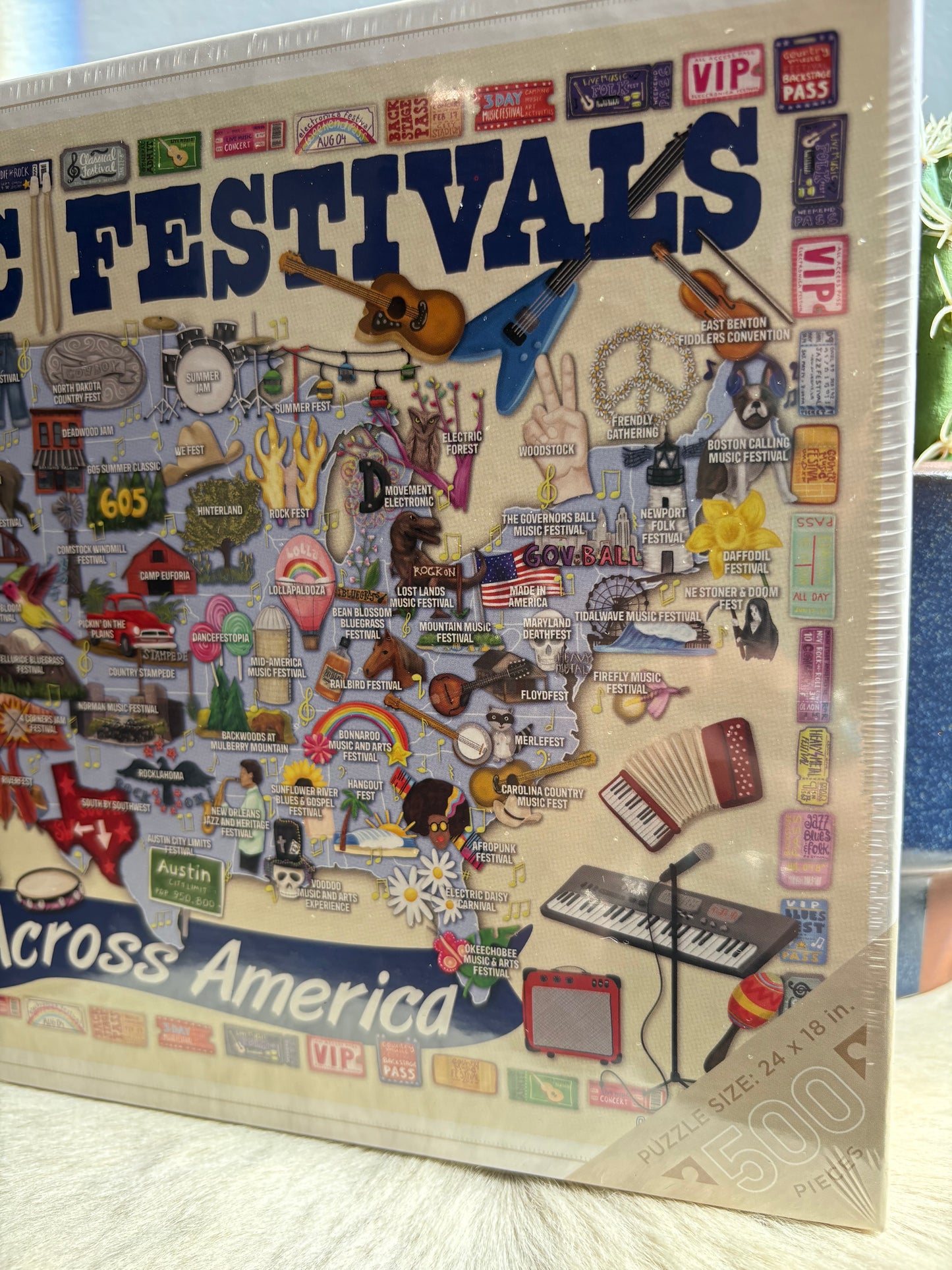 Music Festivals 500 Piece Puzzle