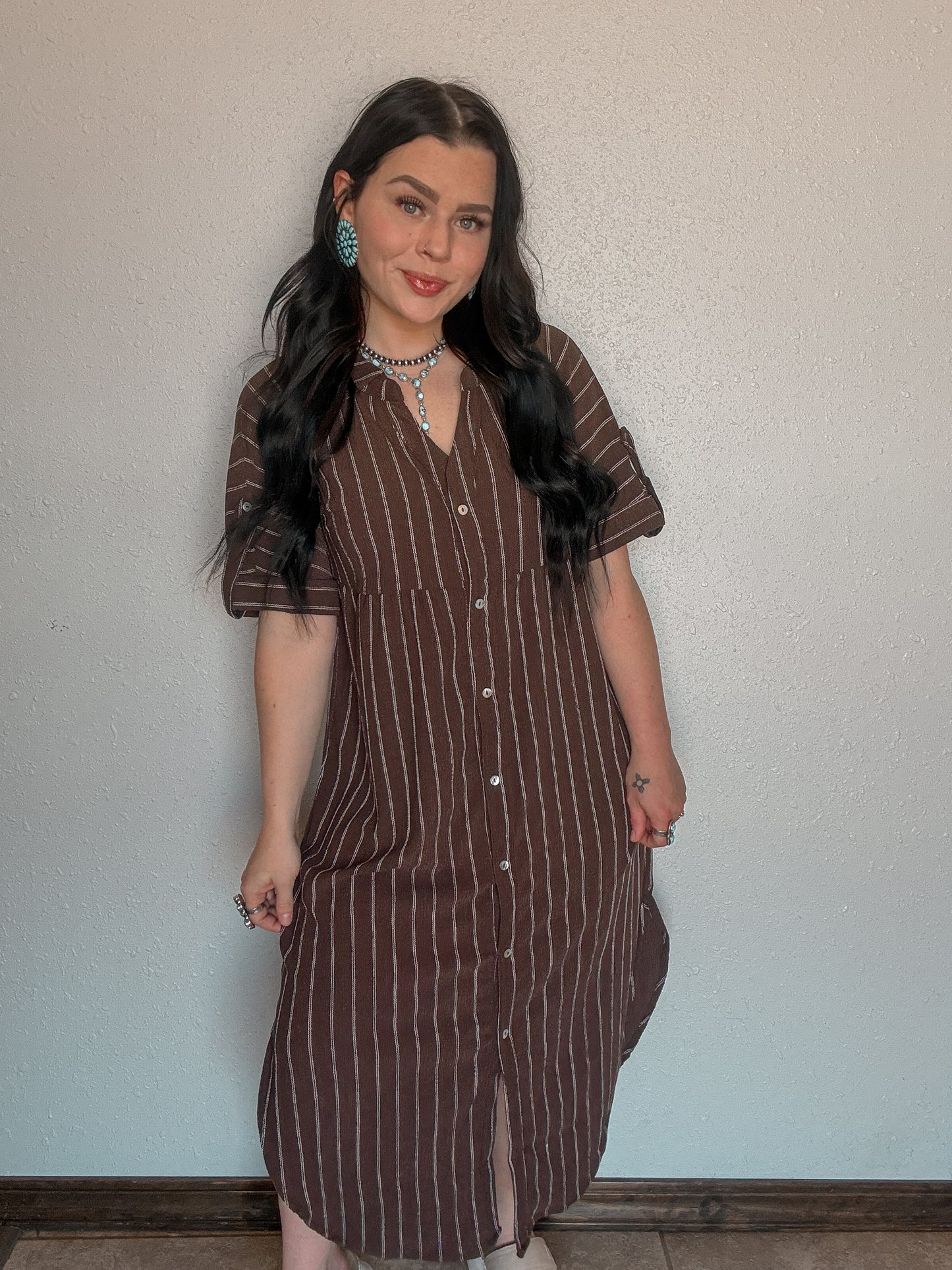 The Latte Casual Dress *Chocolate