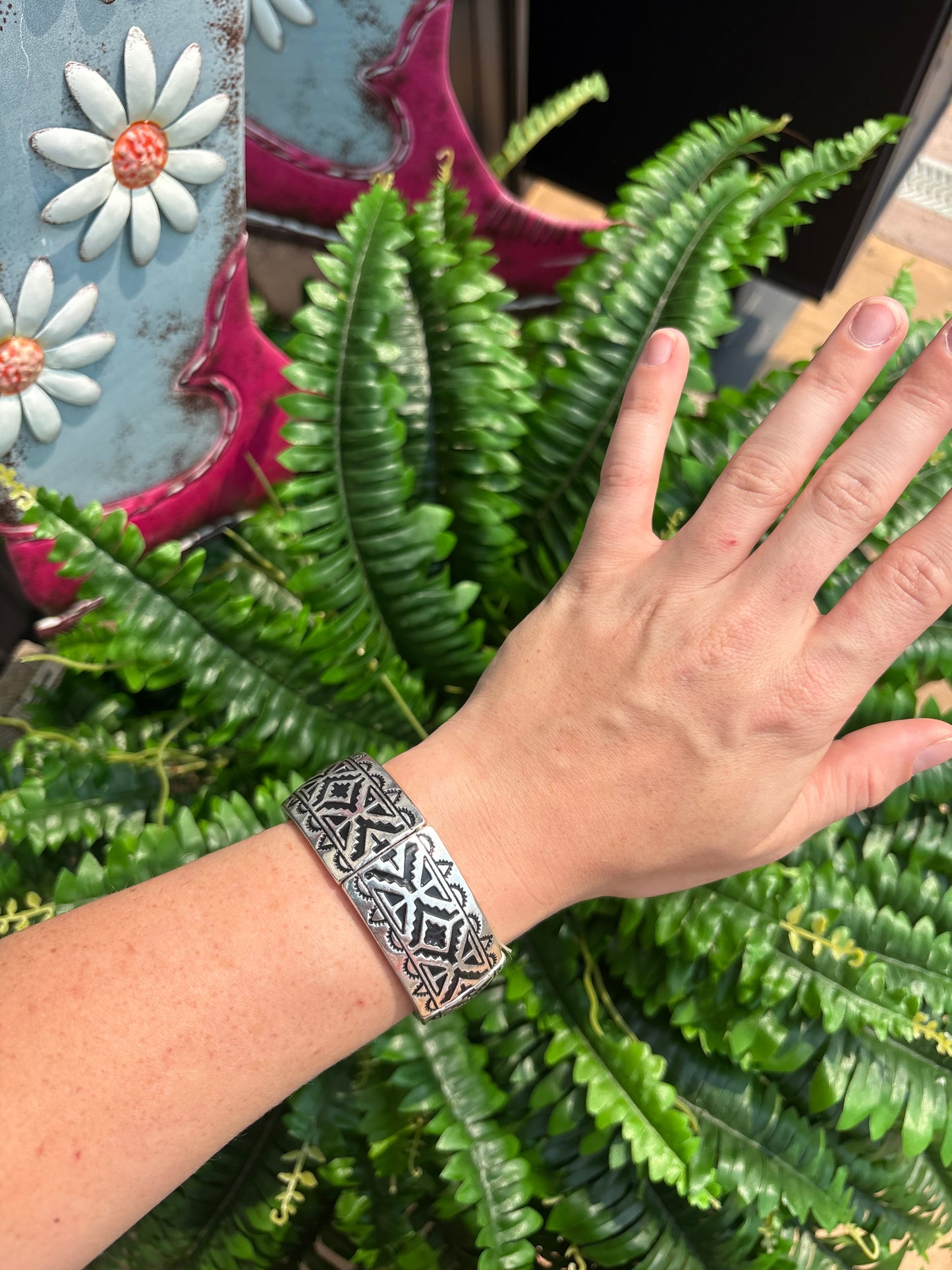 Aztec Stretch Bracelet