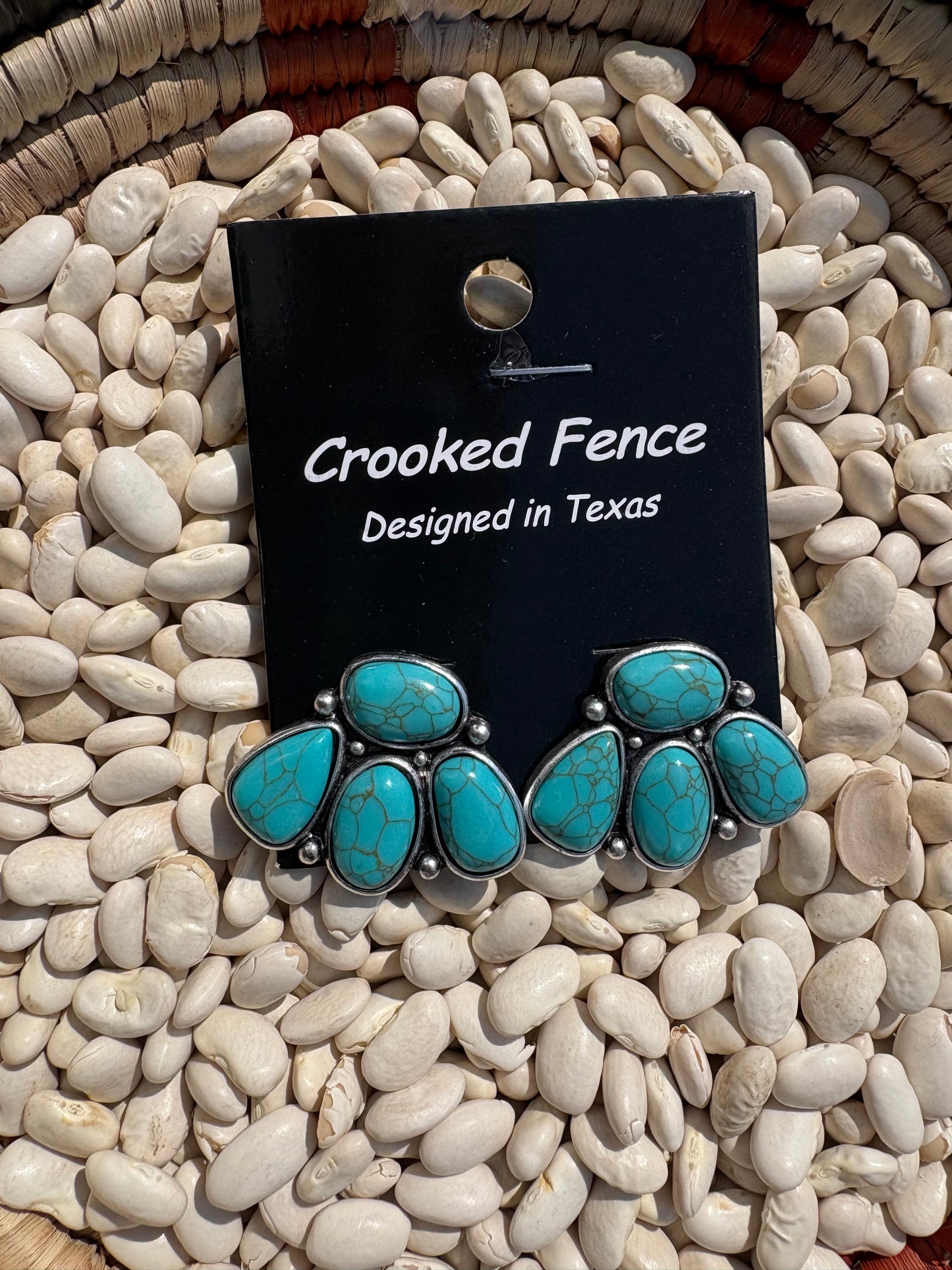 Cluster Studs *Turquoise