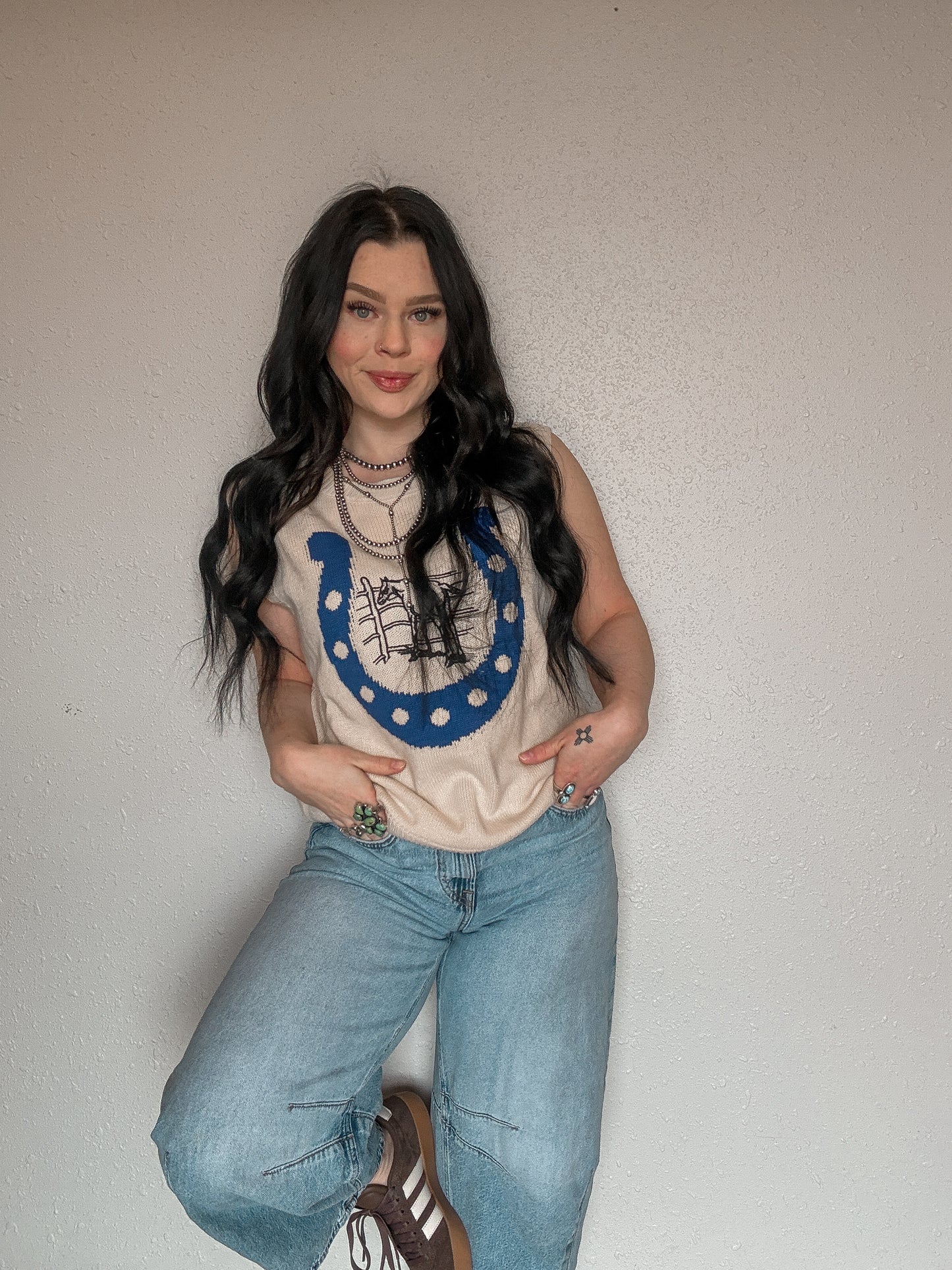 Stay Lucky Sweater Vest