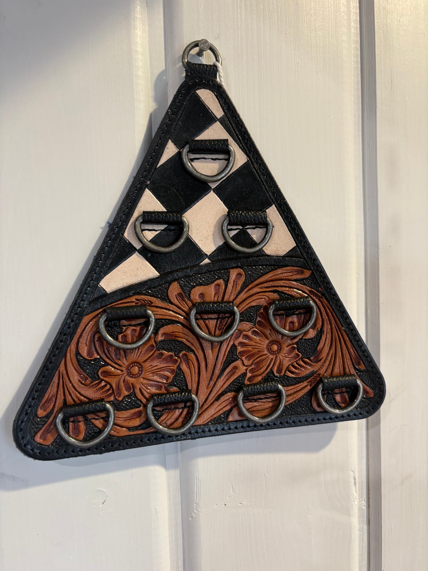 Checkered Twilly/ Wild Rag Holder