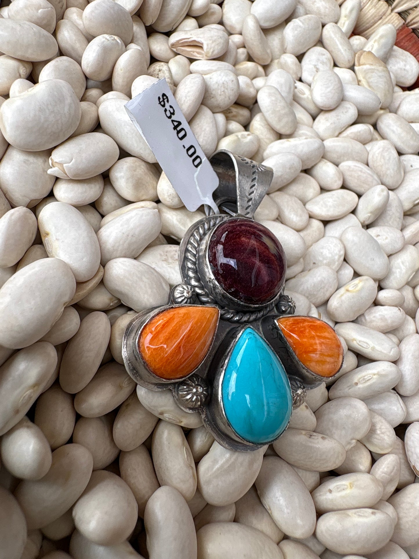 4 Multi Stone Pendant