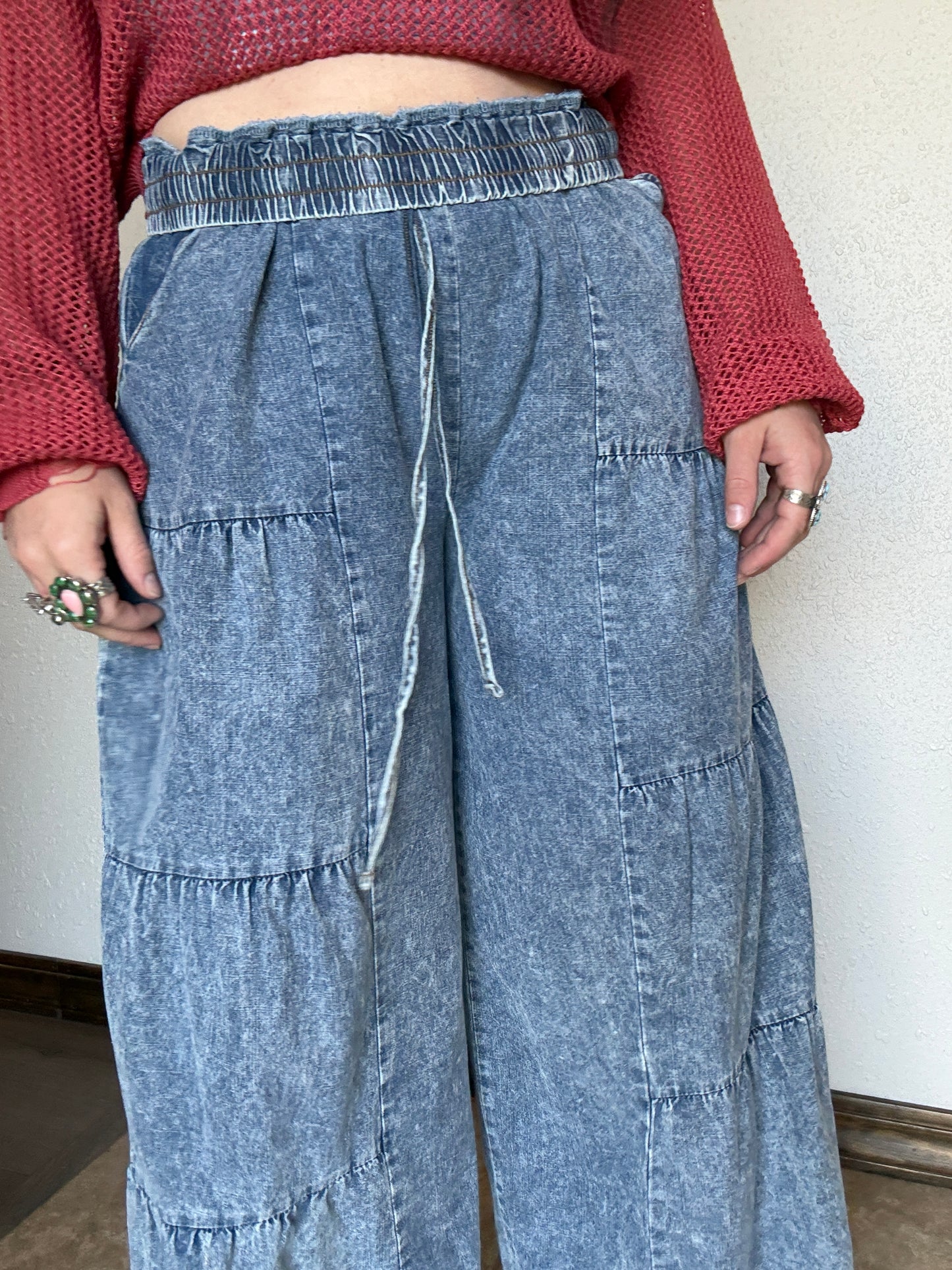 The Bubble Bronco Denim *Dark Wash