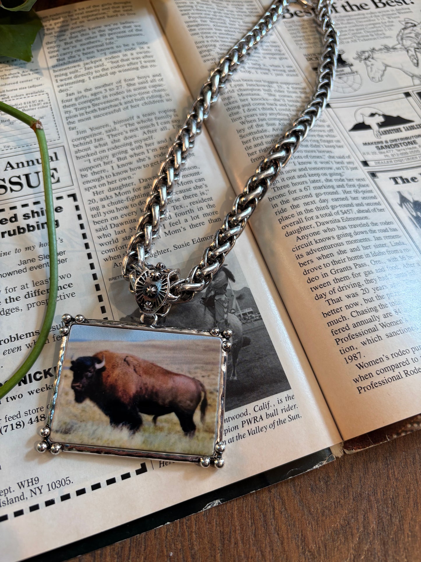The Prairie Buffalo Necklace