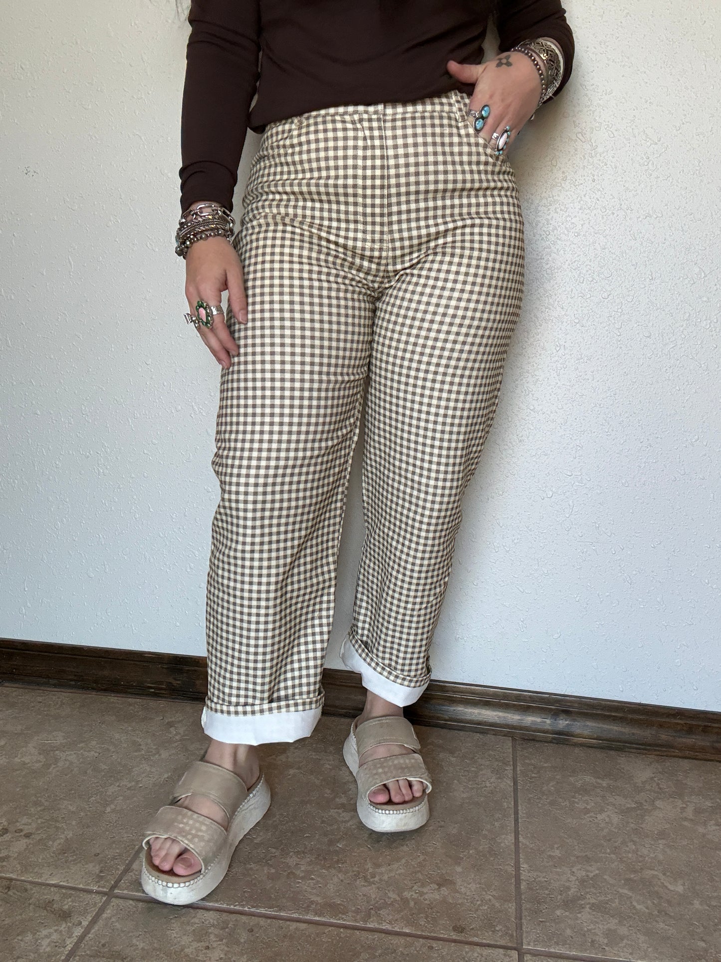 The Cowboy Check Pants