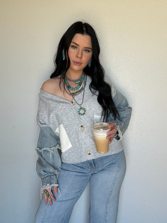The Dandy Denim Cardigan