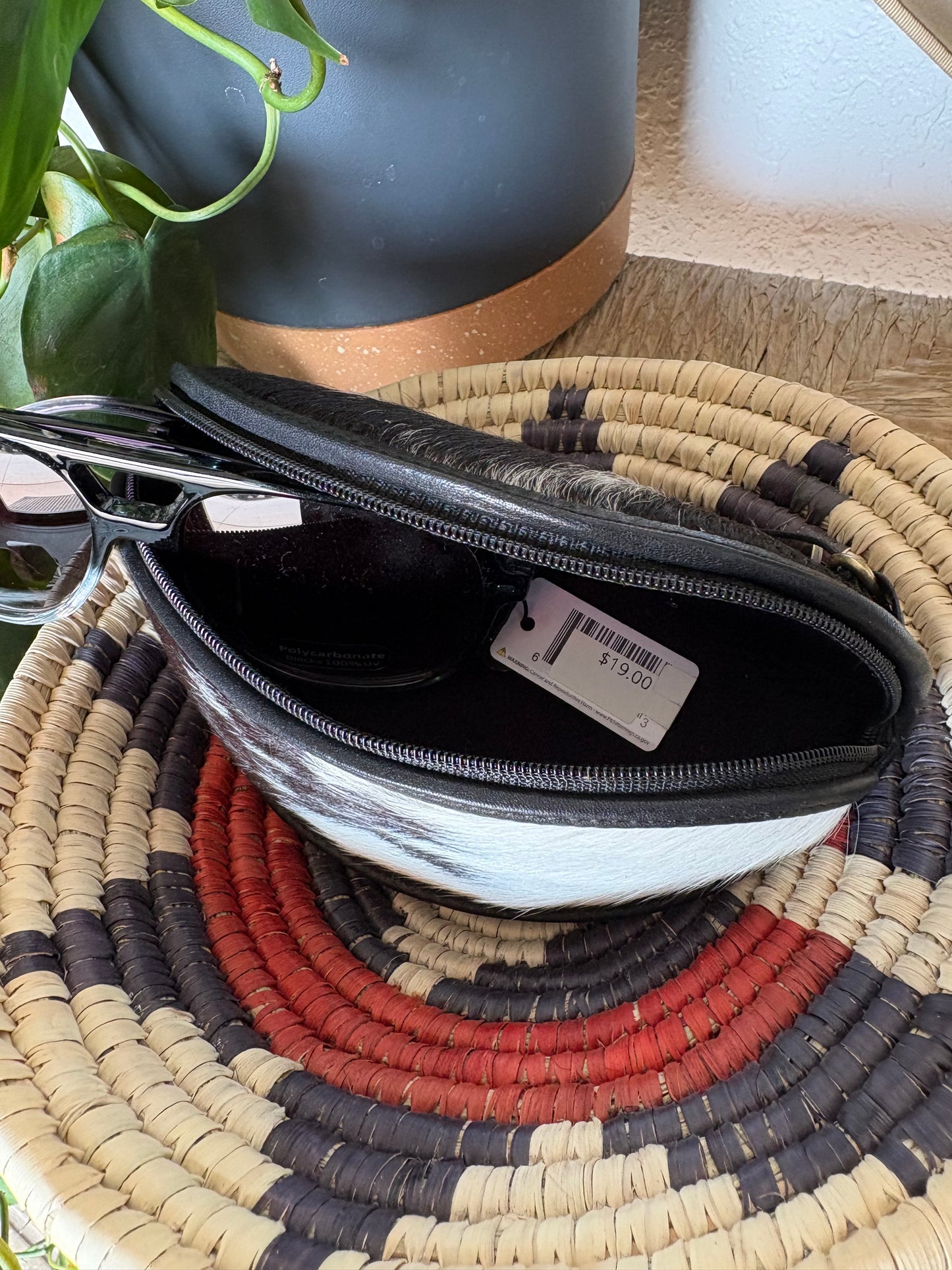 Cowhide Sunglasses Case
