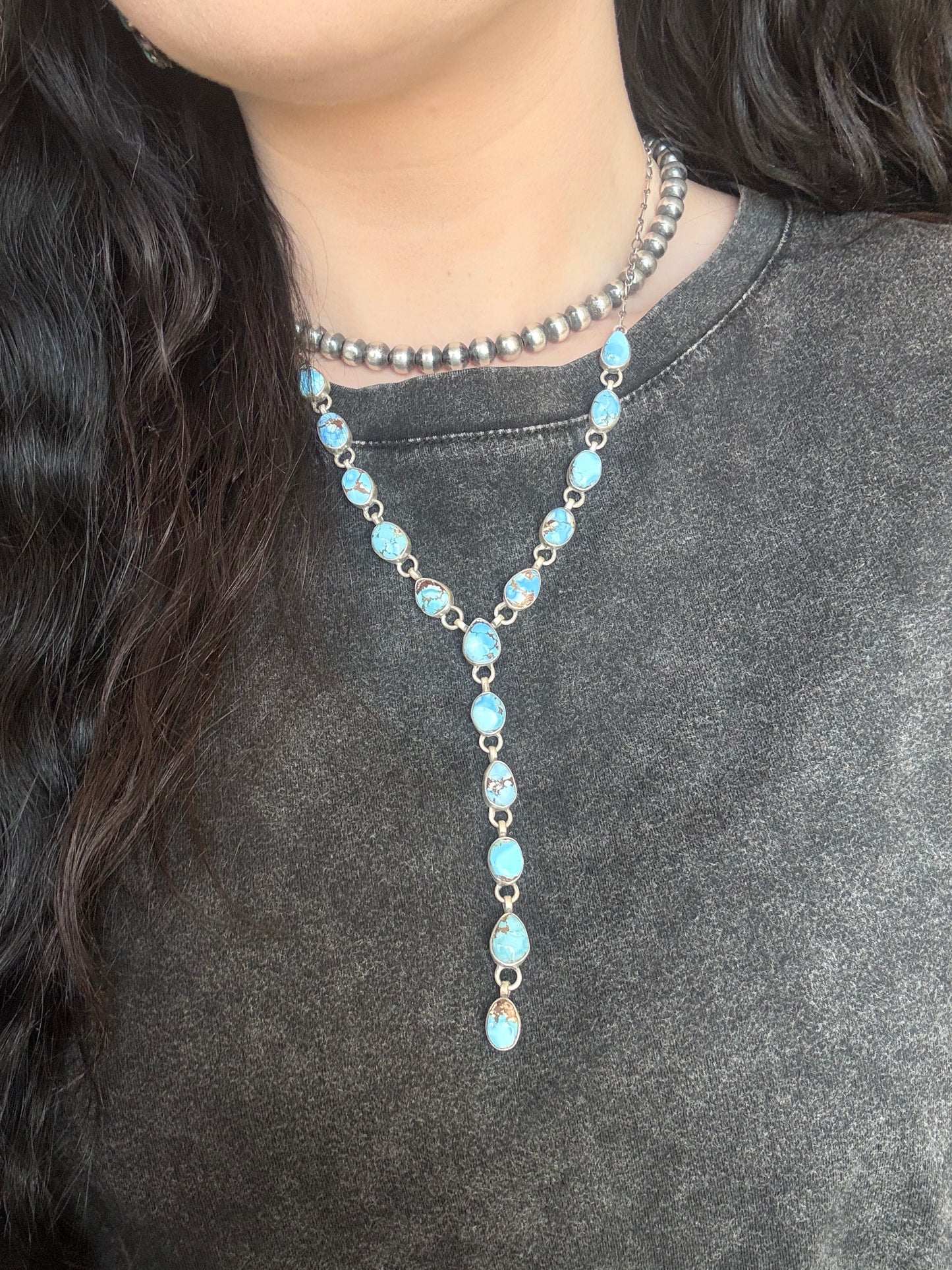 Golden Hills Lariat Necklace