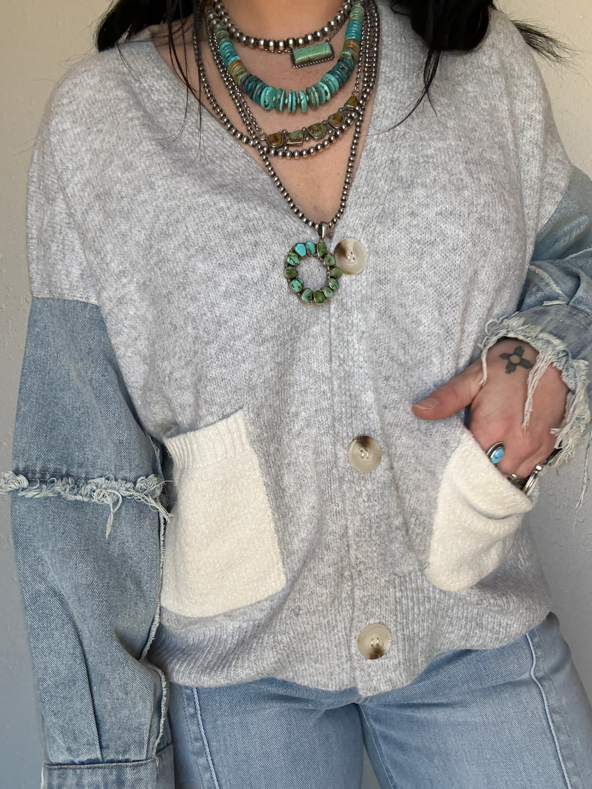 The Dandy Denim Cardigan