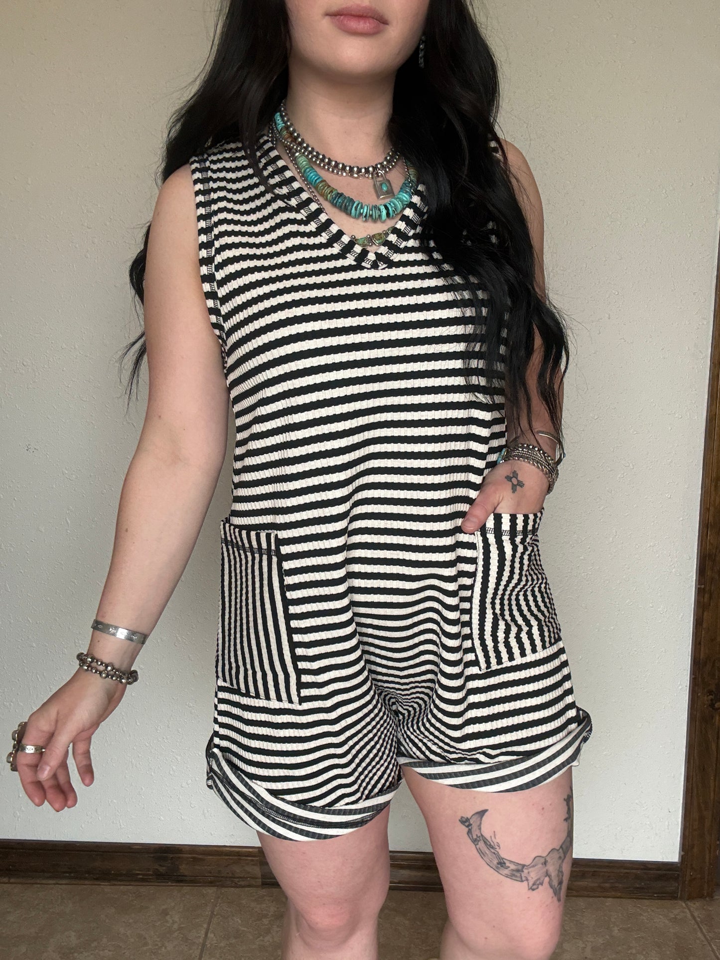 The Casual Cowgirl Romper