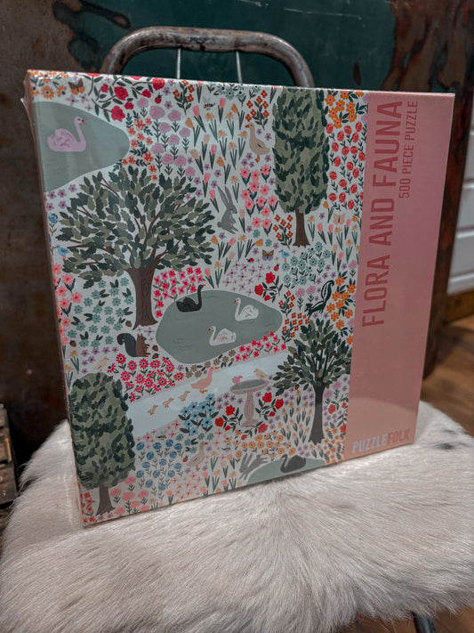Flora And Fauna 500 Piece Puzzle