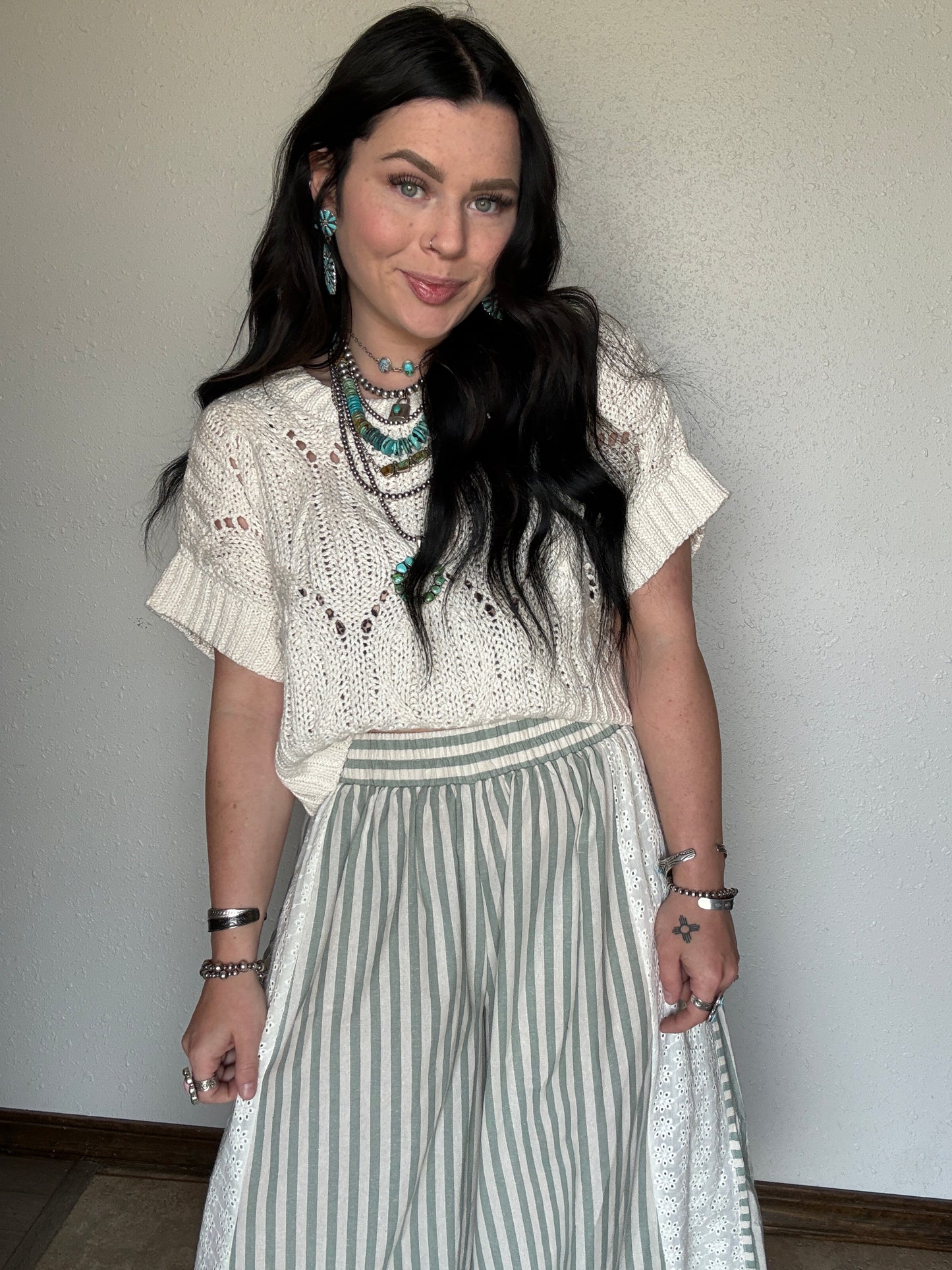 The Missy Crochet Top *Cream