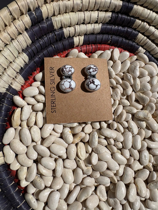 Wild Horse Double Stone Studs