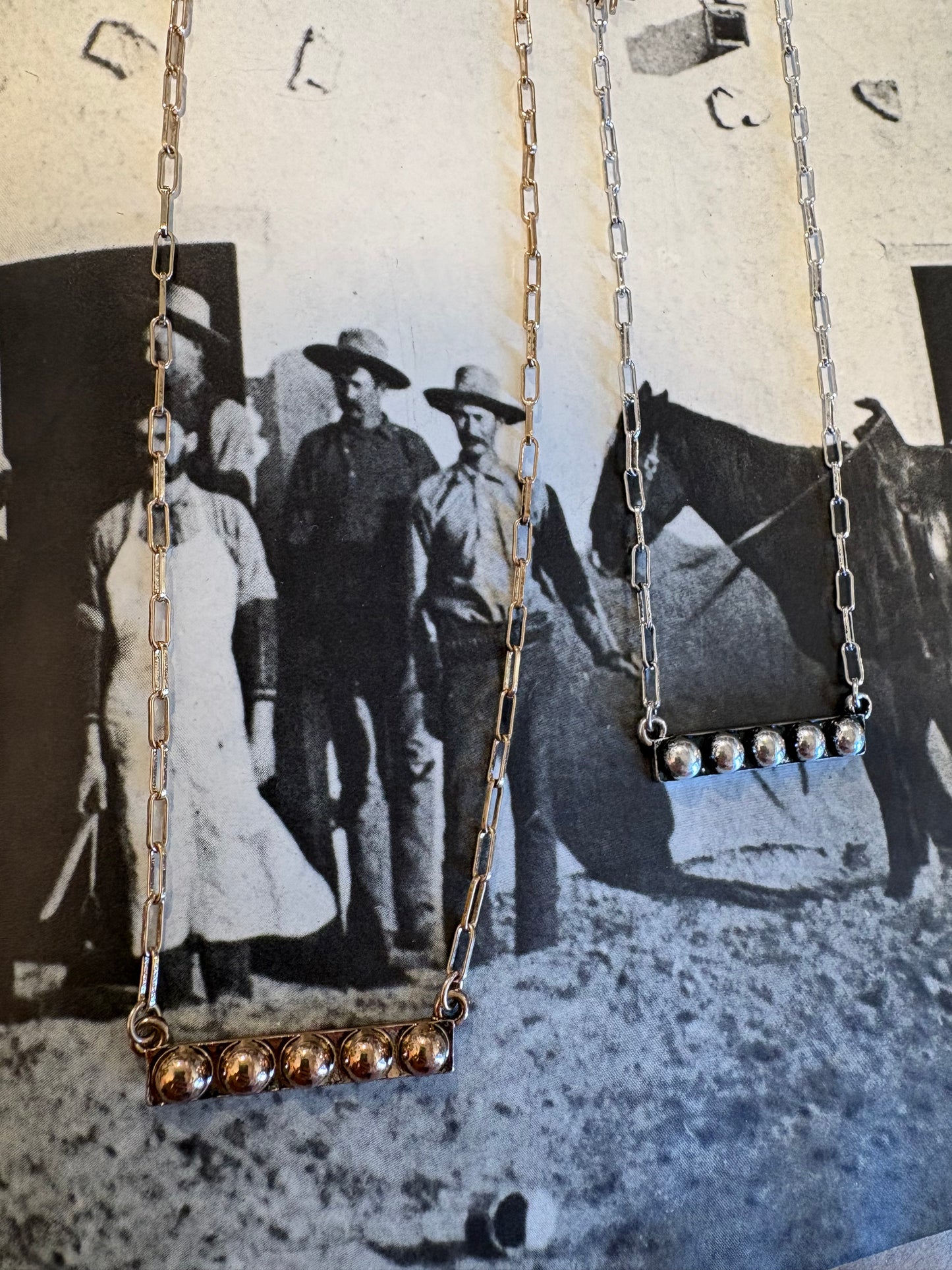 Western Bubble Bar Necklace