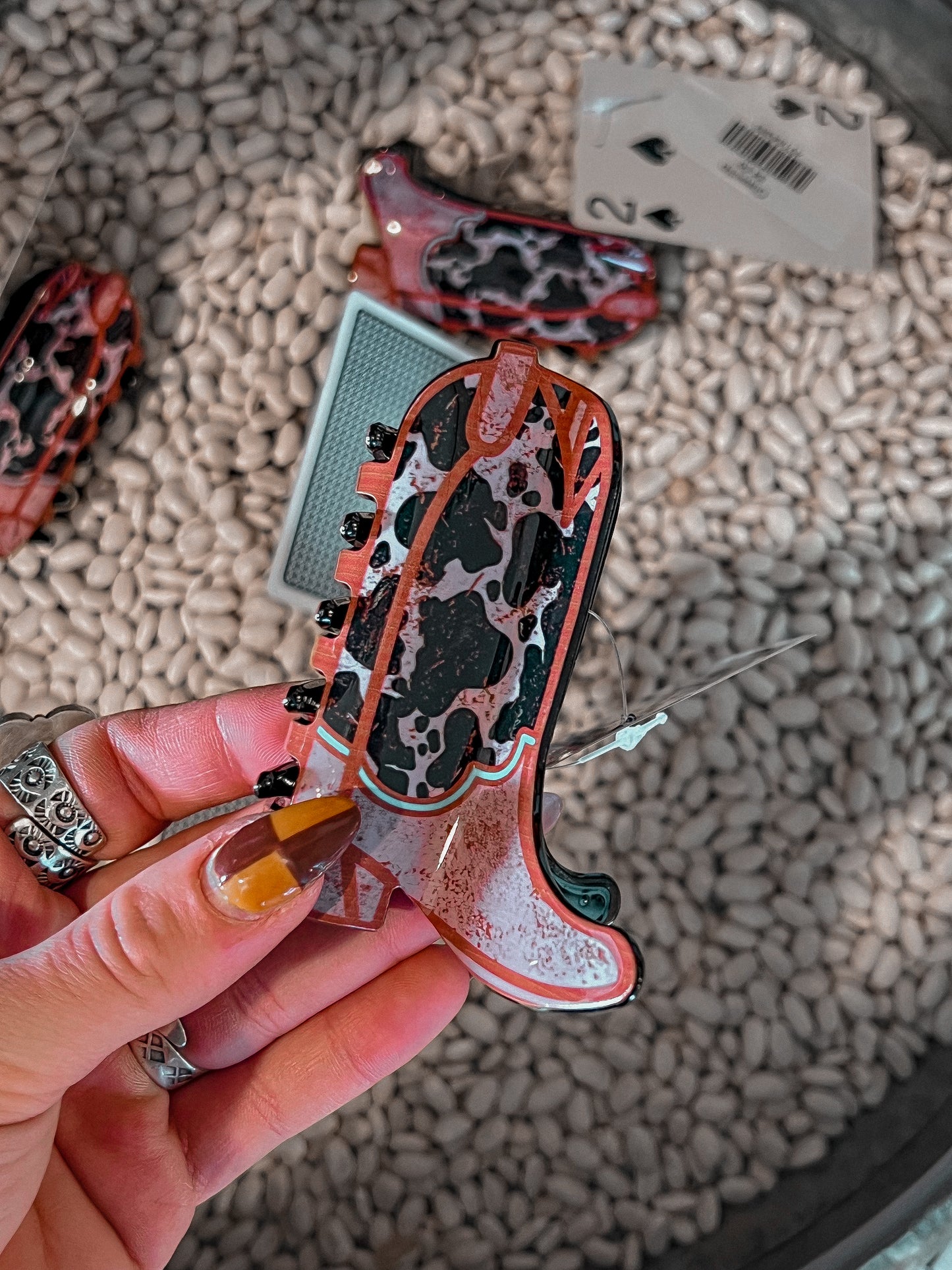 Cowboy Boot Clawclip