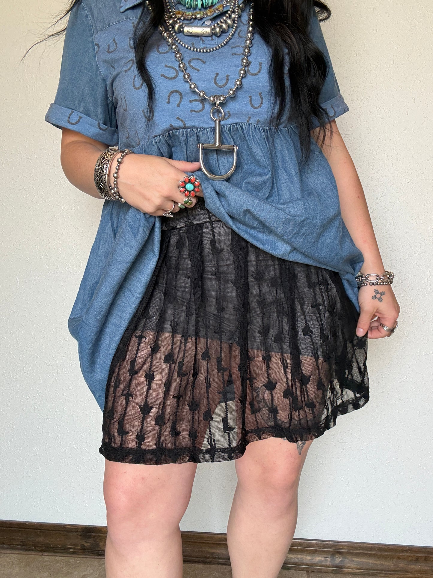 Hot Too Trot Denim Dress