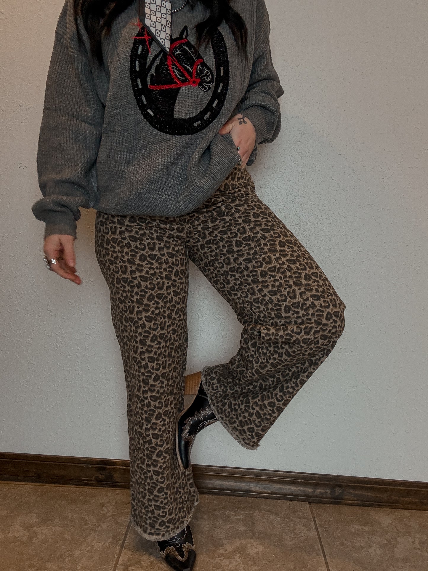 The Roper Leopard Jeans