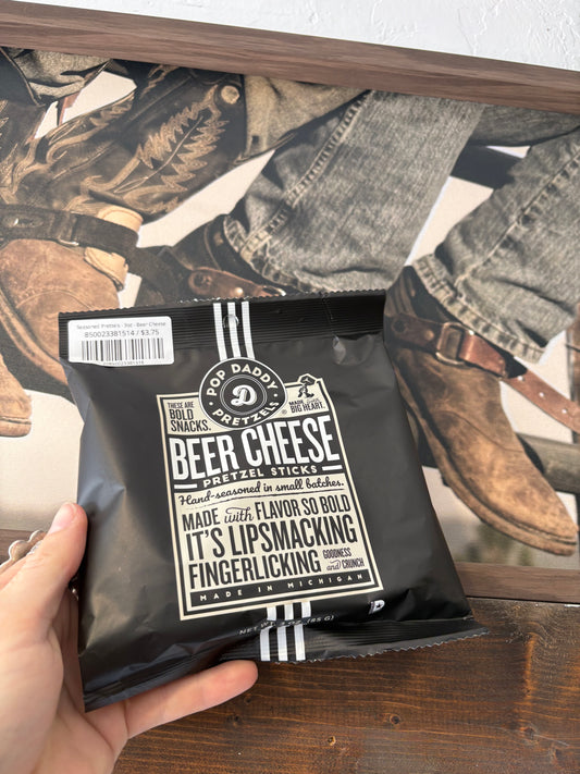 Seasoned Pretzels - 3oz - Beer Cheese