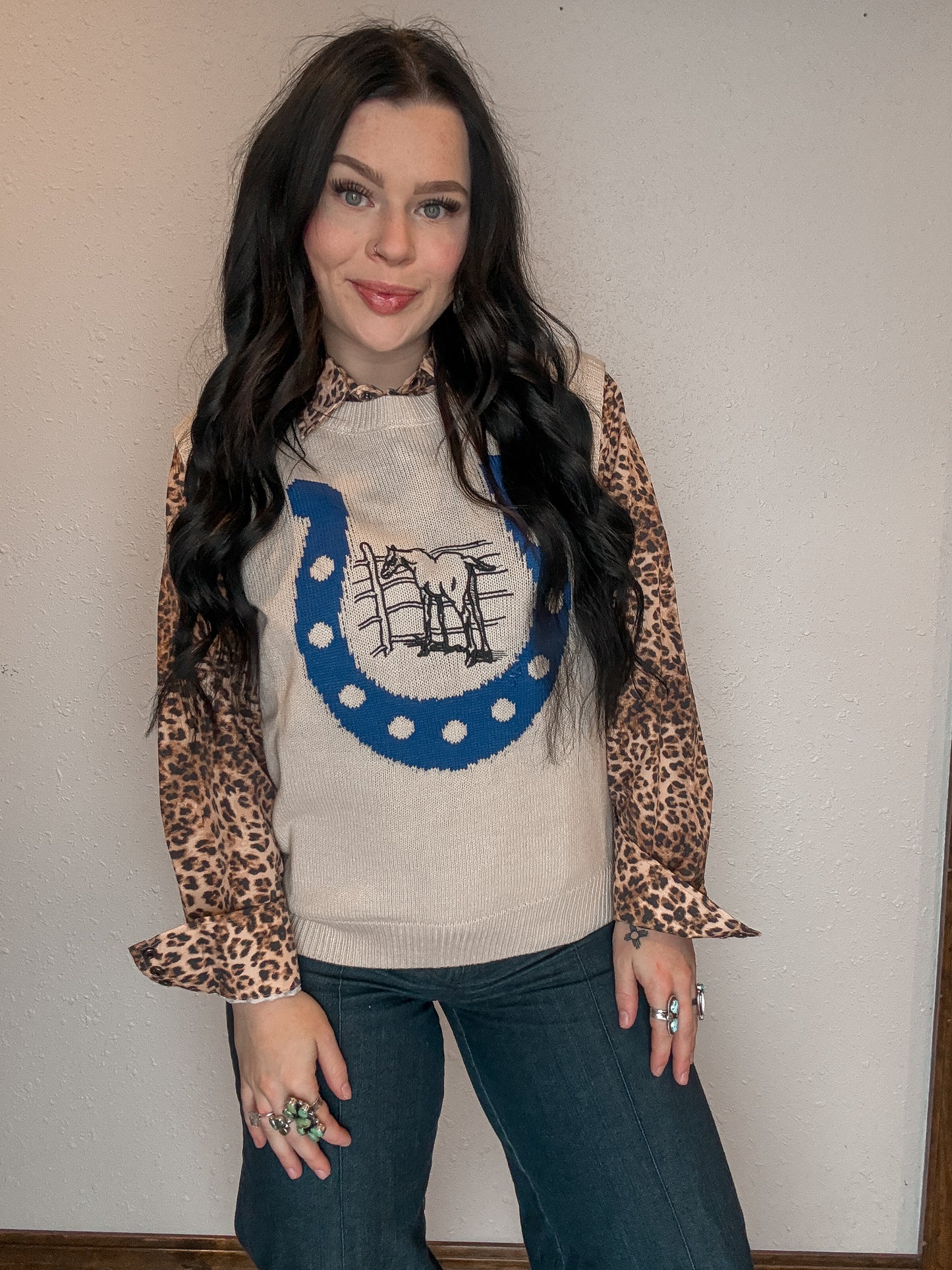 Stay Lucky Sweater Vest