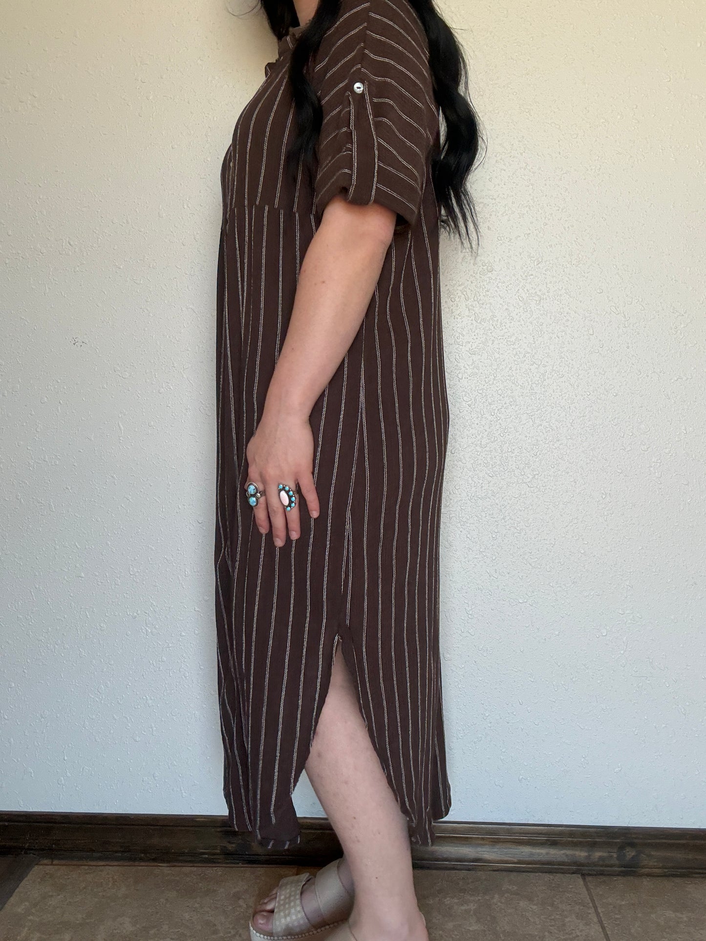 The Latte Casual Dress *Chocolate