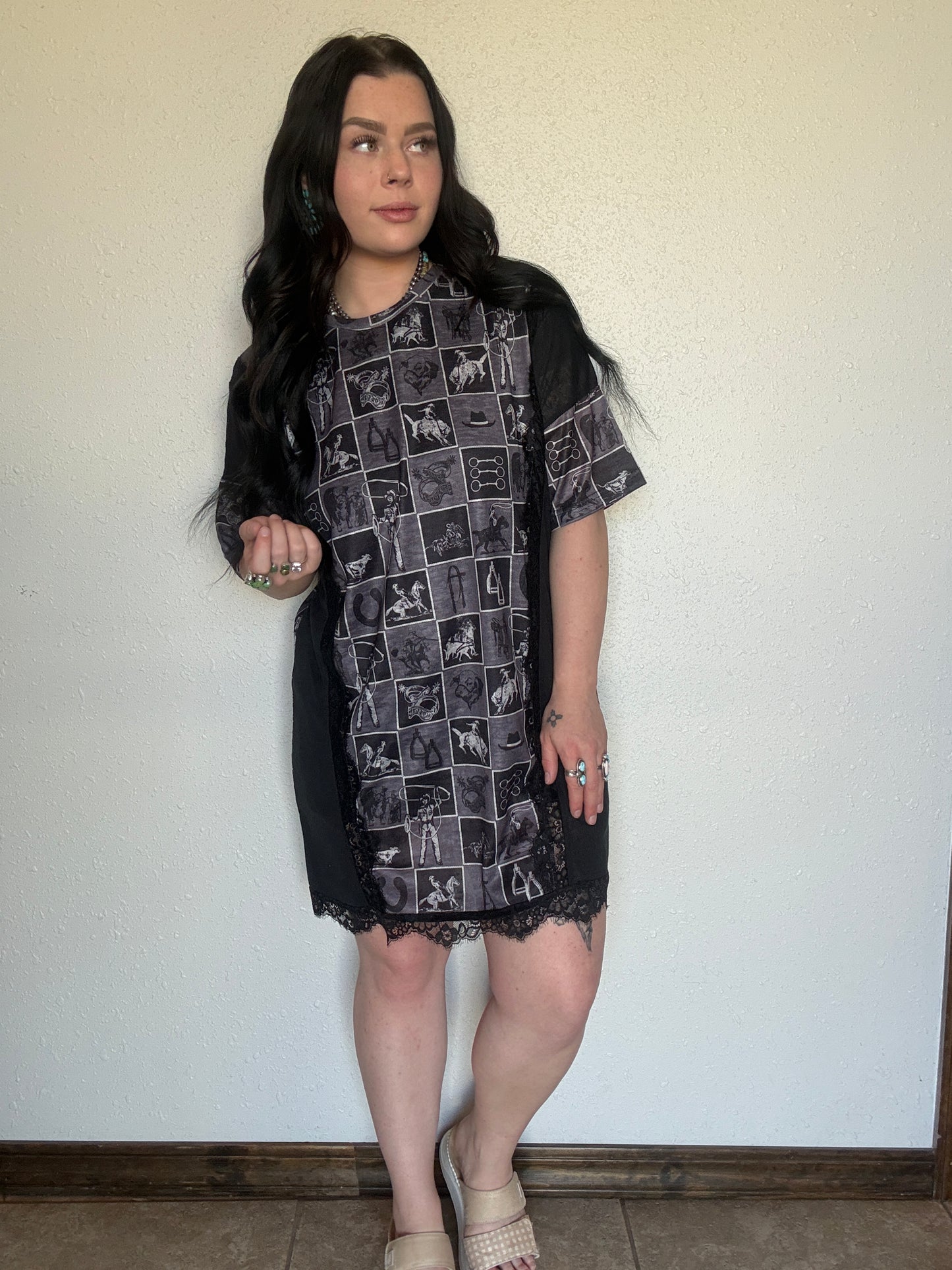 Catch Ya Laceter Tee Dress
