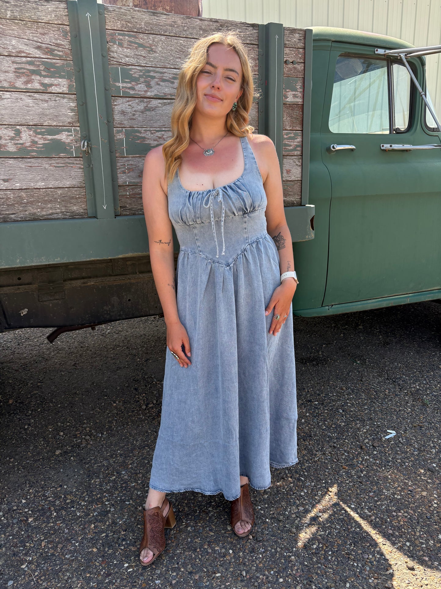 The Firework Denim Dress
