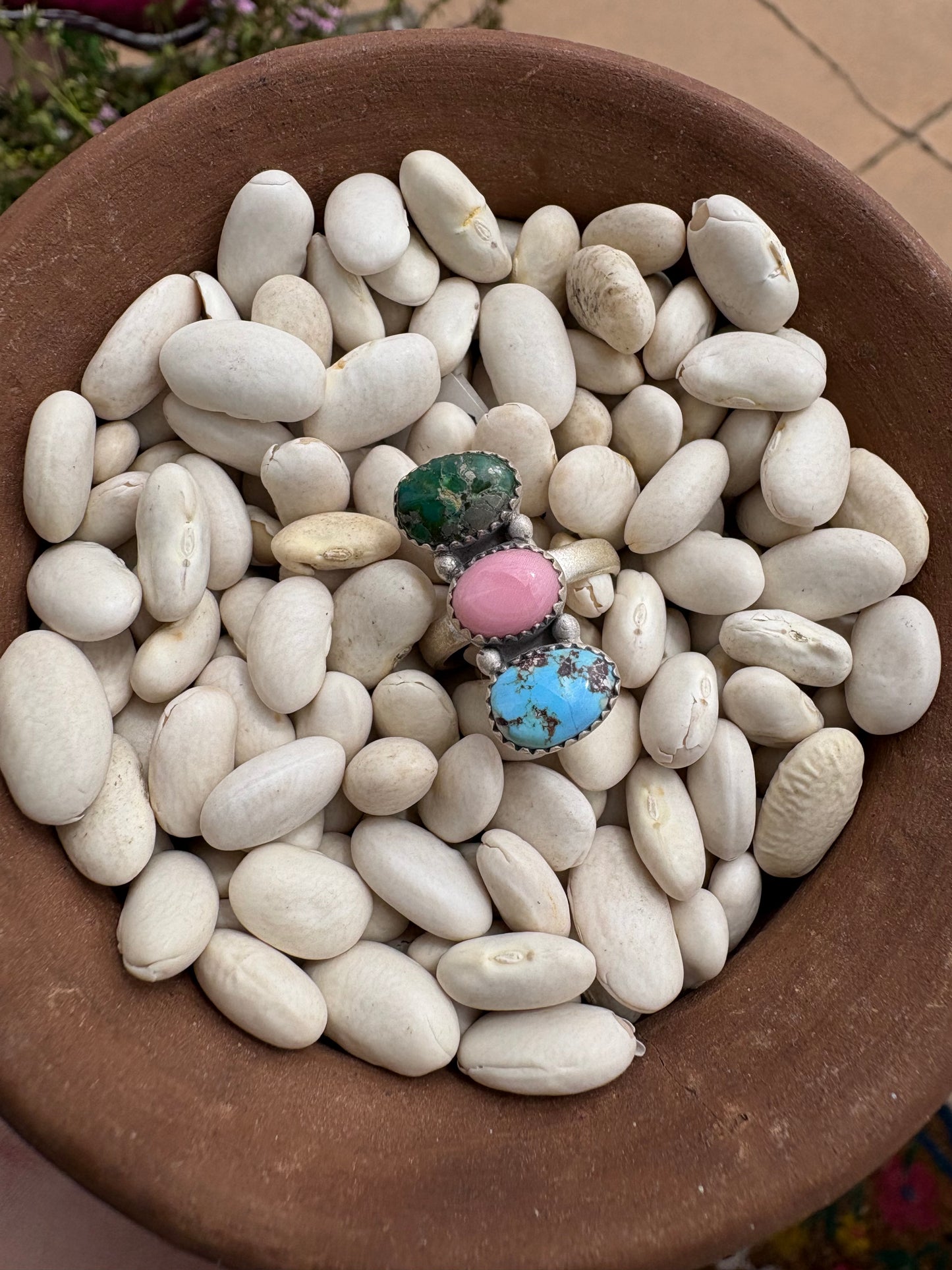 Multi Stone Adjustable Ring