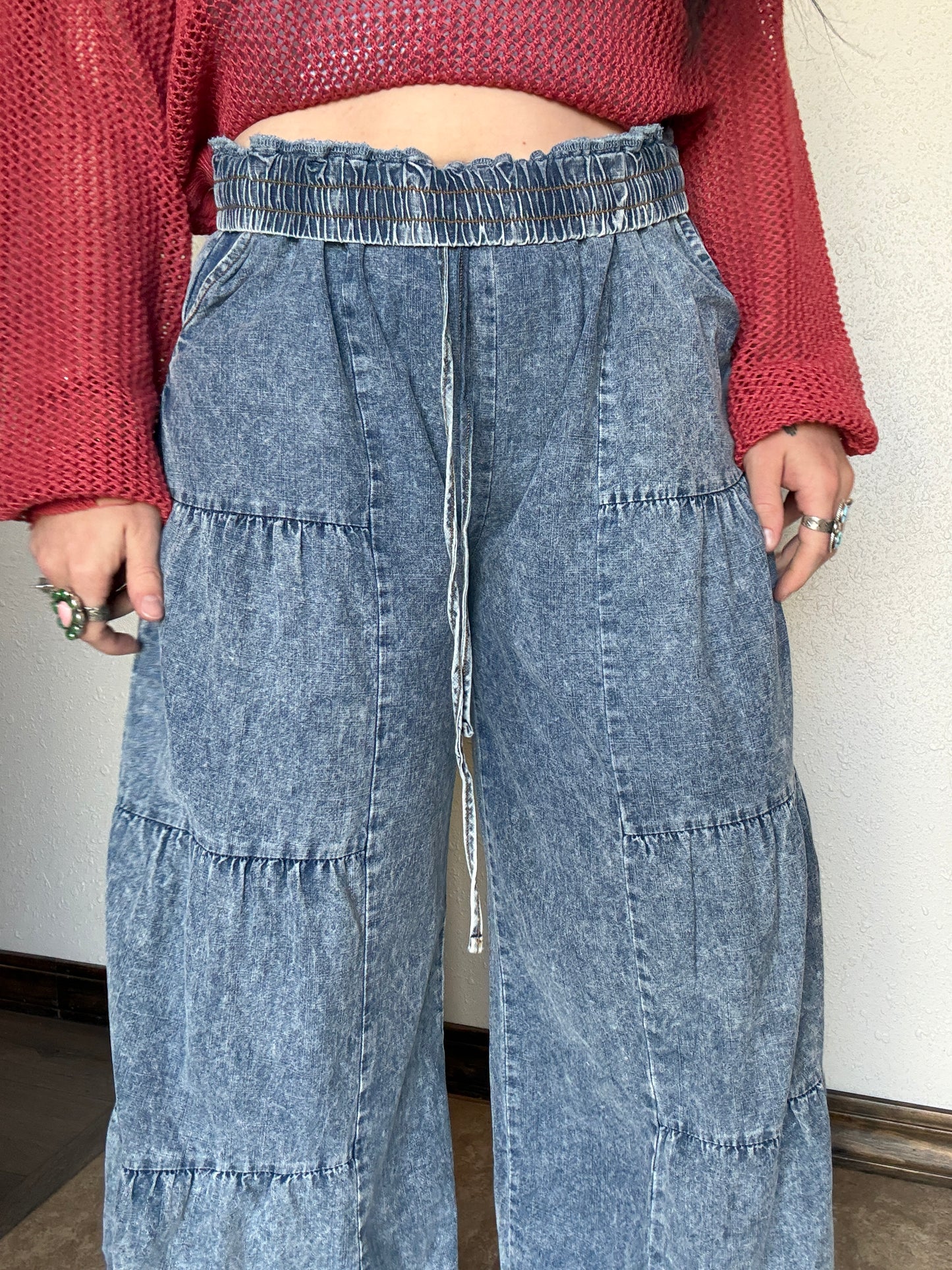 The Bubble Bronco Denim *Dark Wash