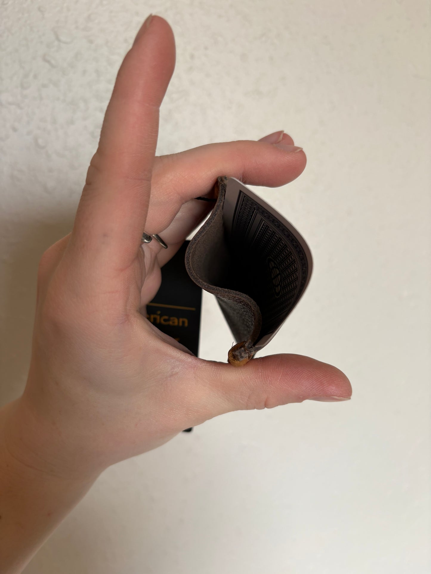 Brown Leather Card Holder