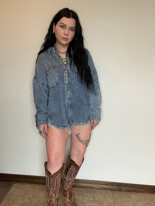 The Roper Denim Top